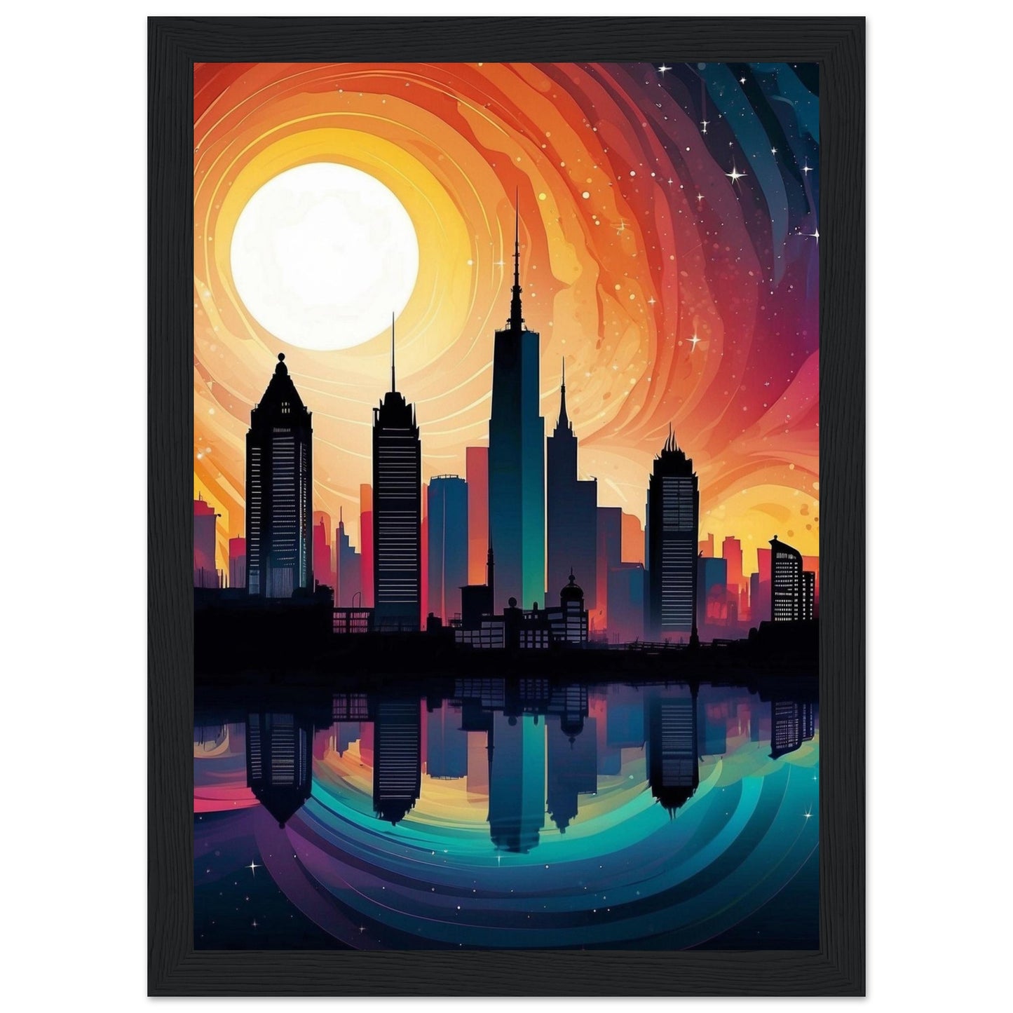 Premium Matte Paper Wooden Framed Poster