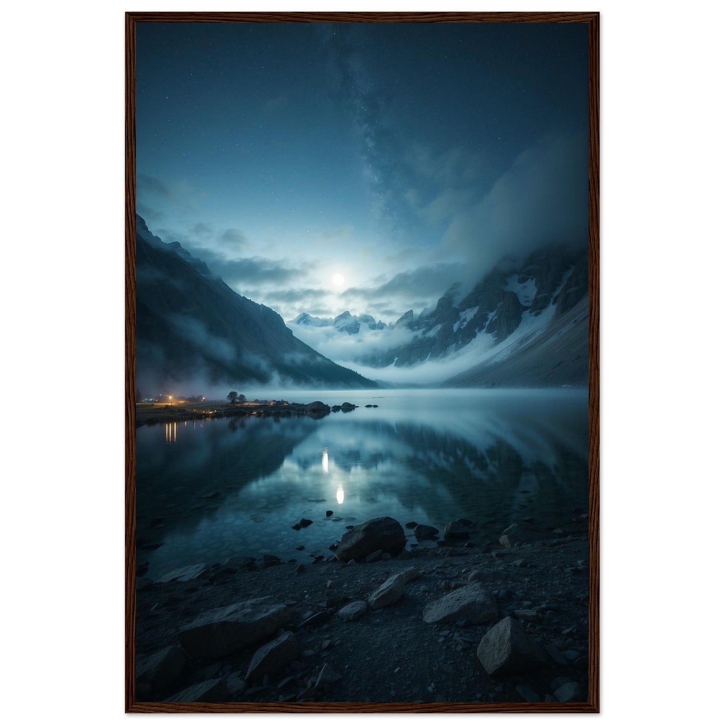 Premium Matte Paper Wooden Framed Poster