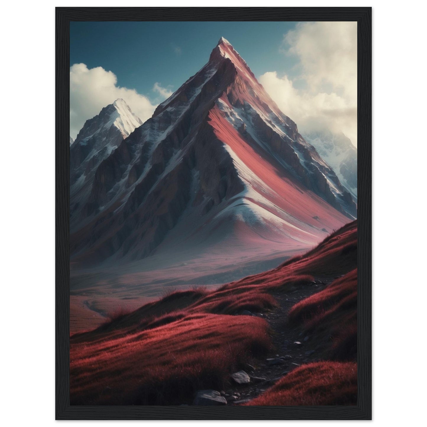 Premium Matte Paper Wooden Framed Poster