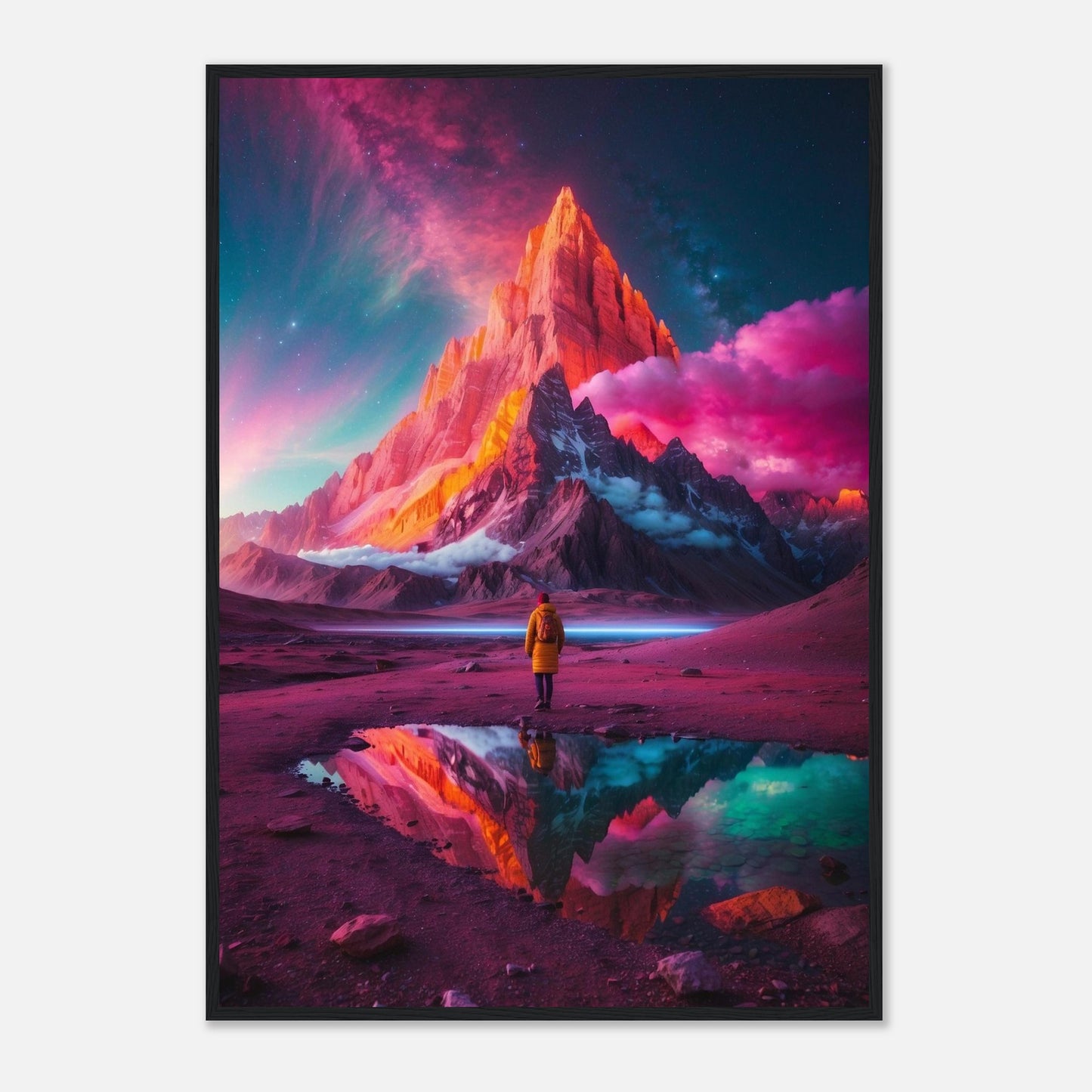 Premium Matte Paper Wooden Framed Poster