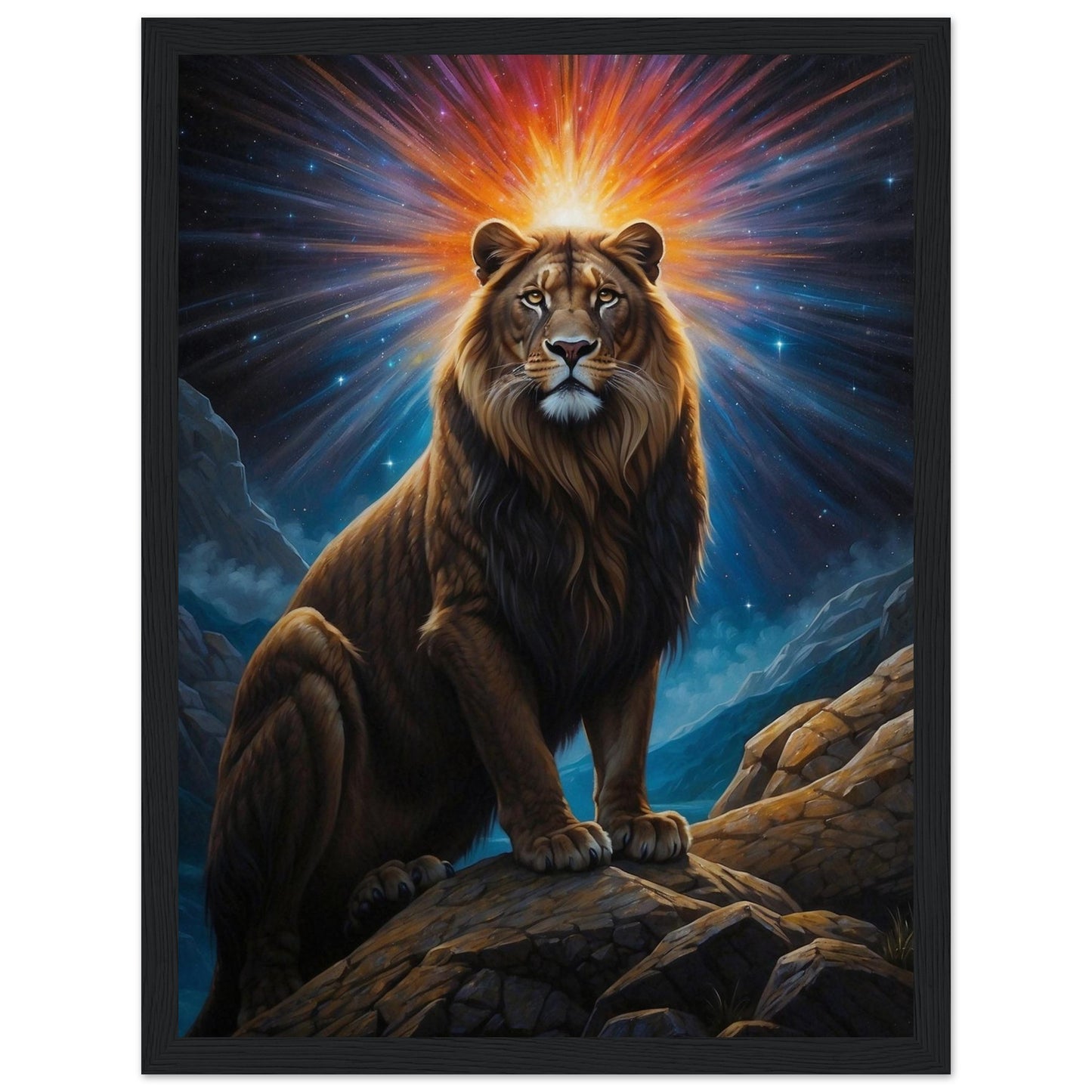 Premium Matte Paper Wooden Framed Poster