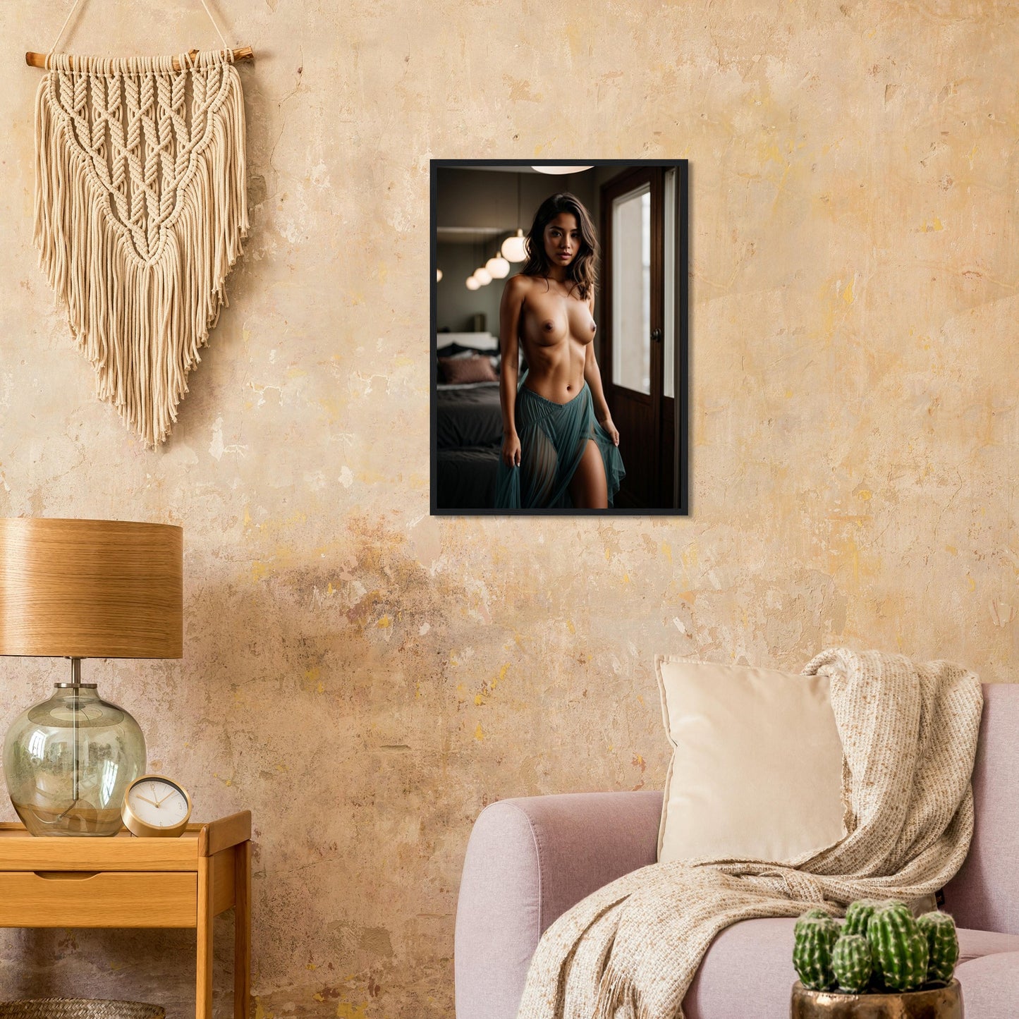 Premium Matte Paper Wooden Framed Poster