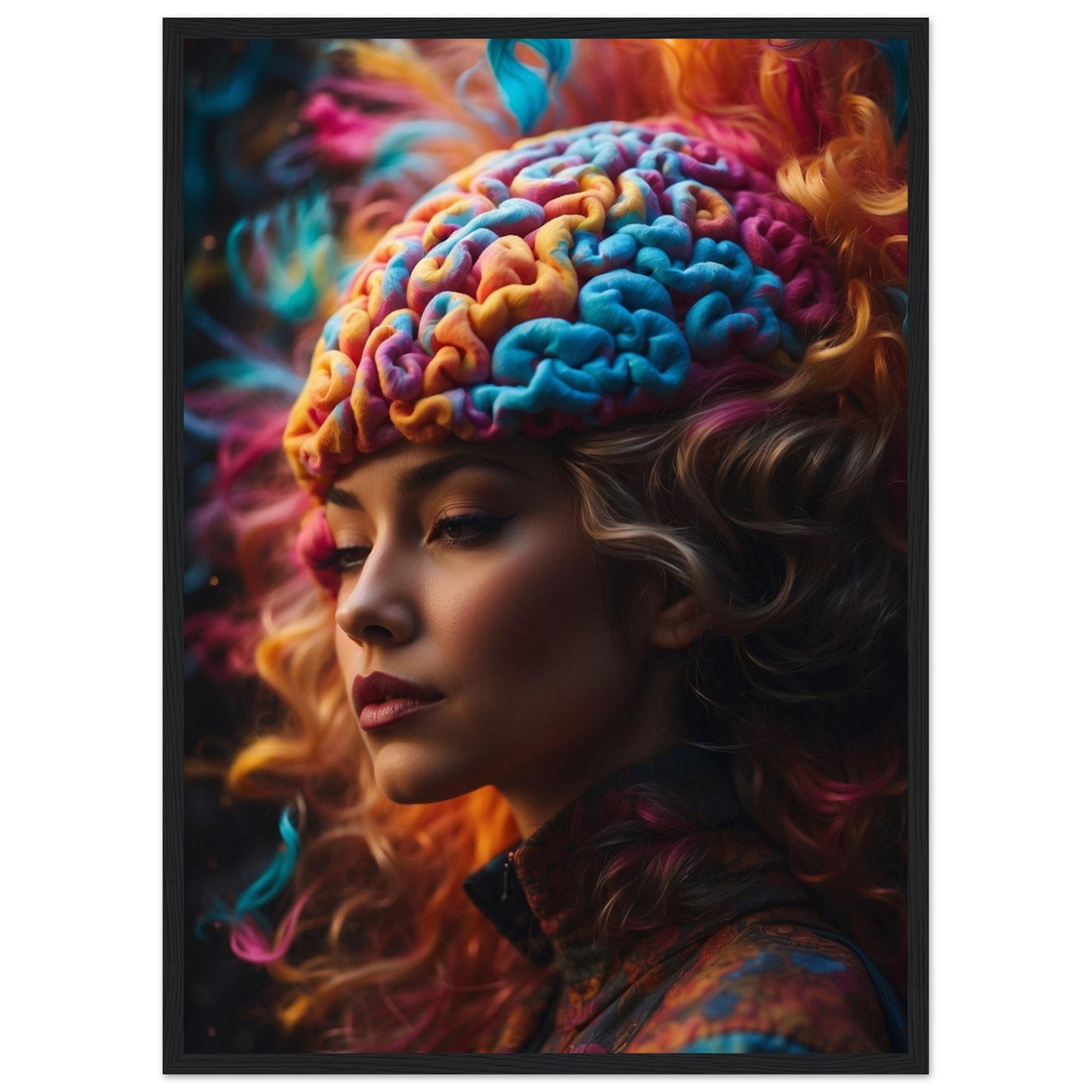 Premium Matte Paper Wooden Framed Poster