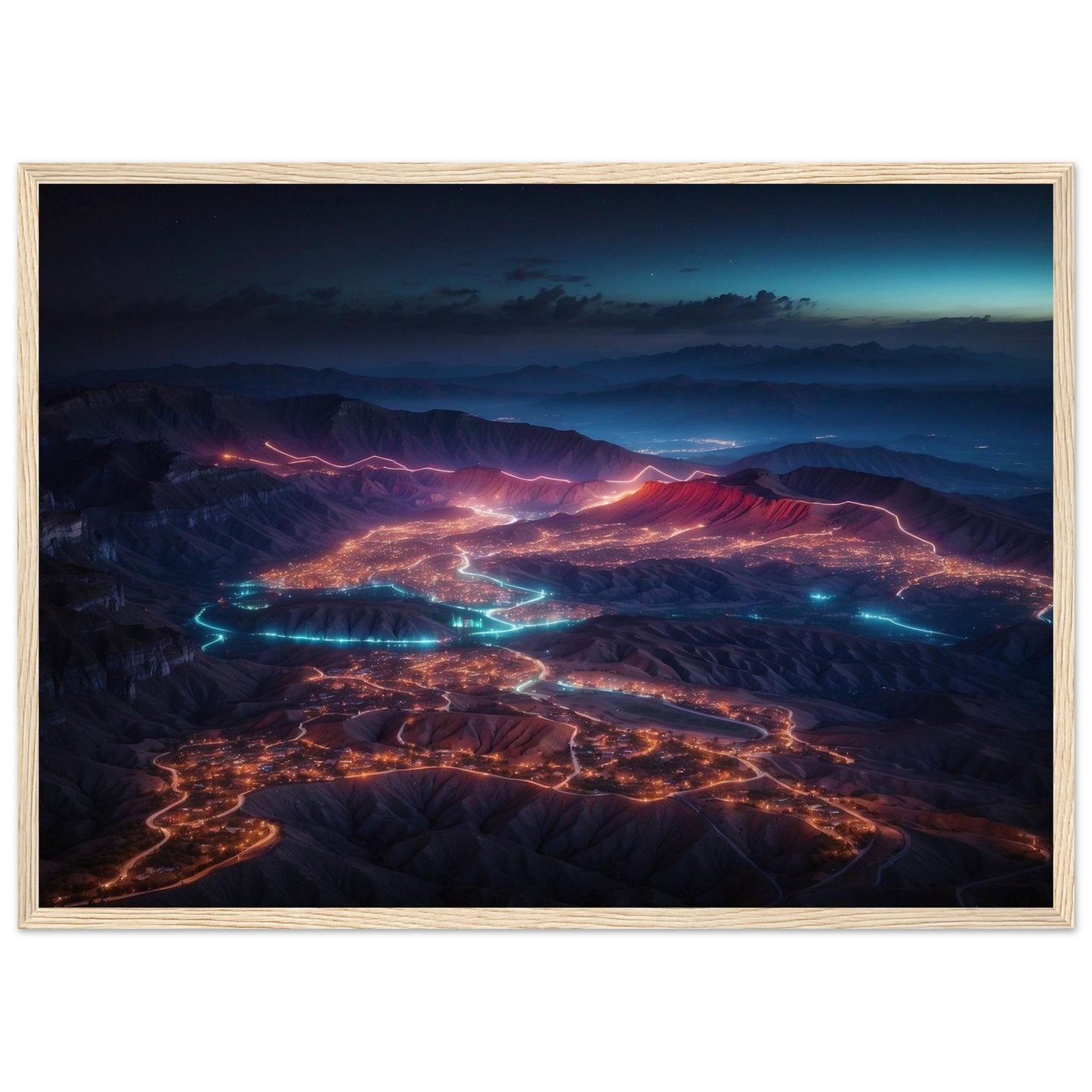 Premium Matte Paper Wooden Framed Poster