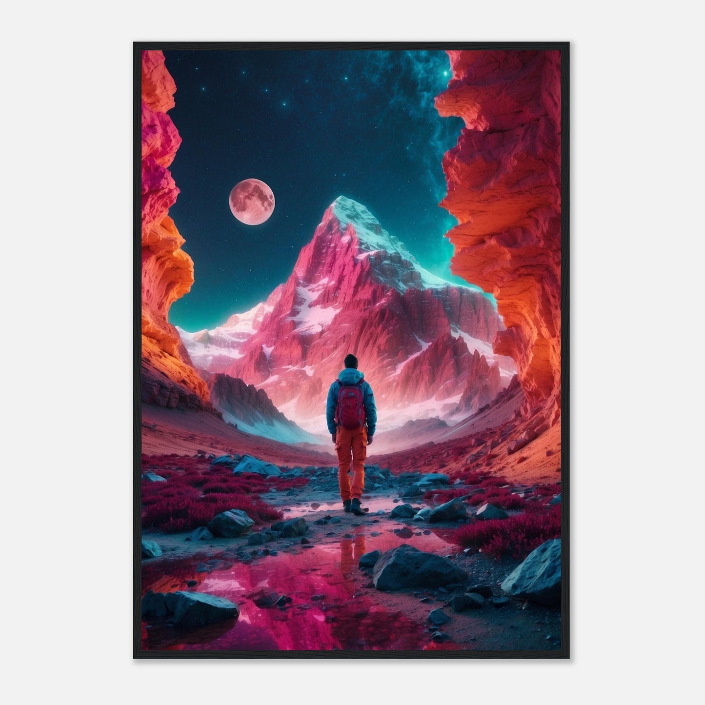 Premium Matte Paper Wooden Framed Poster