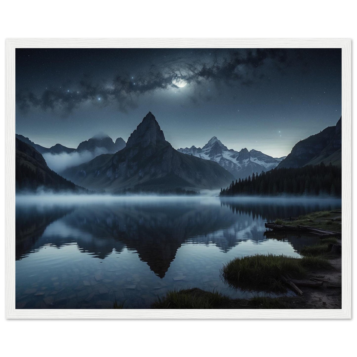 Premium Matte Paper Wooden Framed Poster
