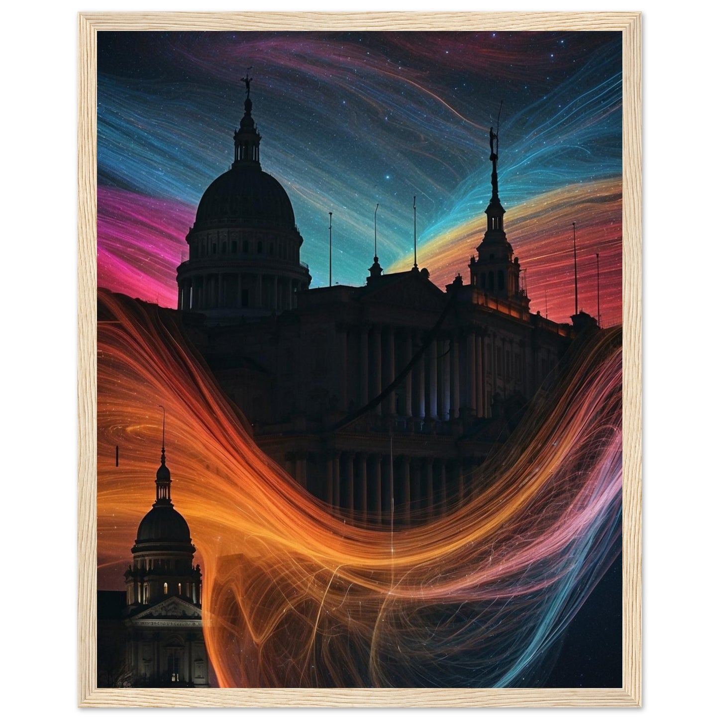 Premium Matte Paper Wooden Framed Poster