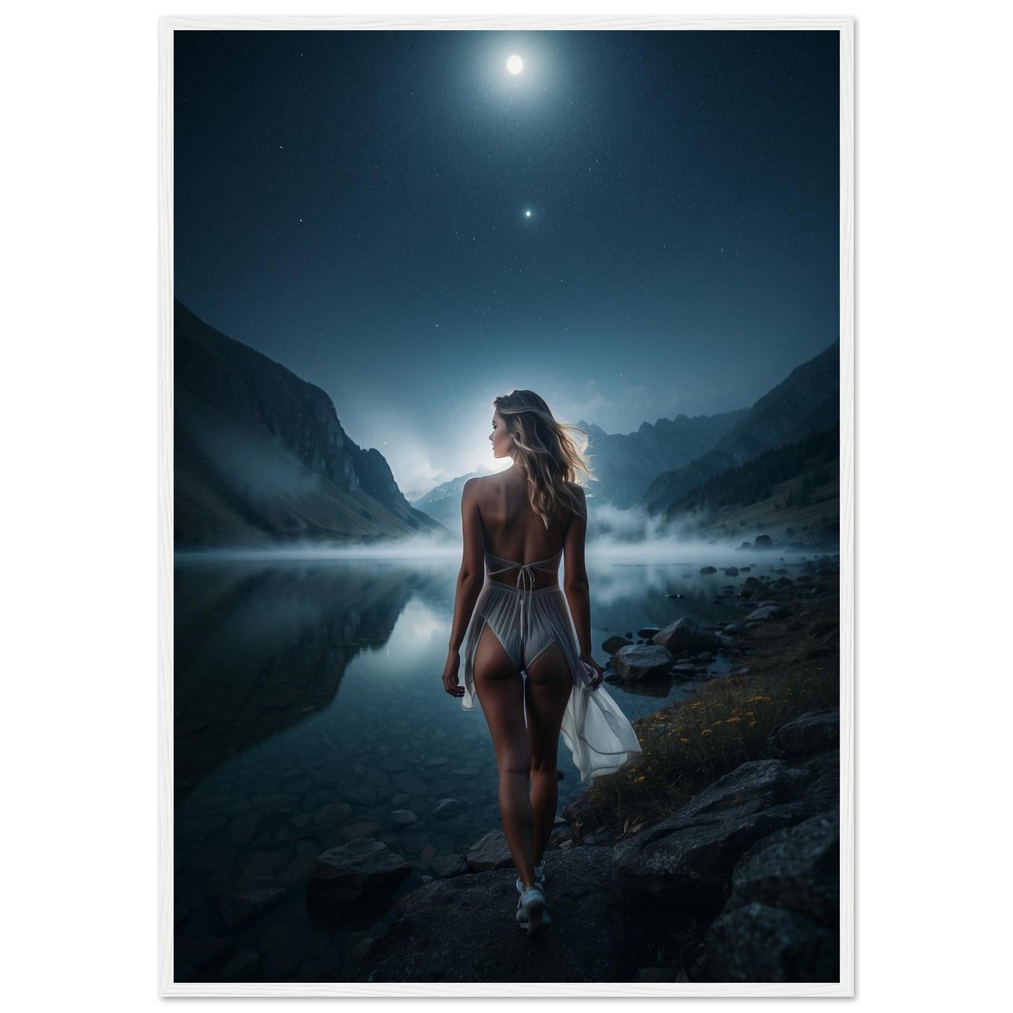 Premium Matte Paper Wooden Framed Poster