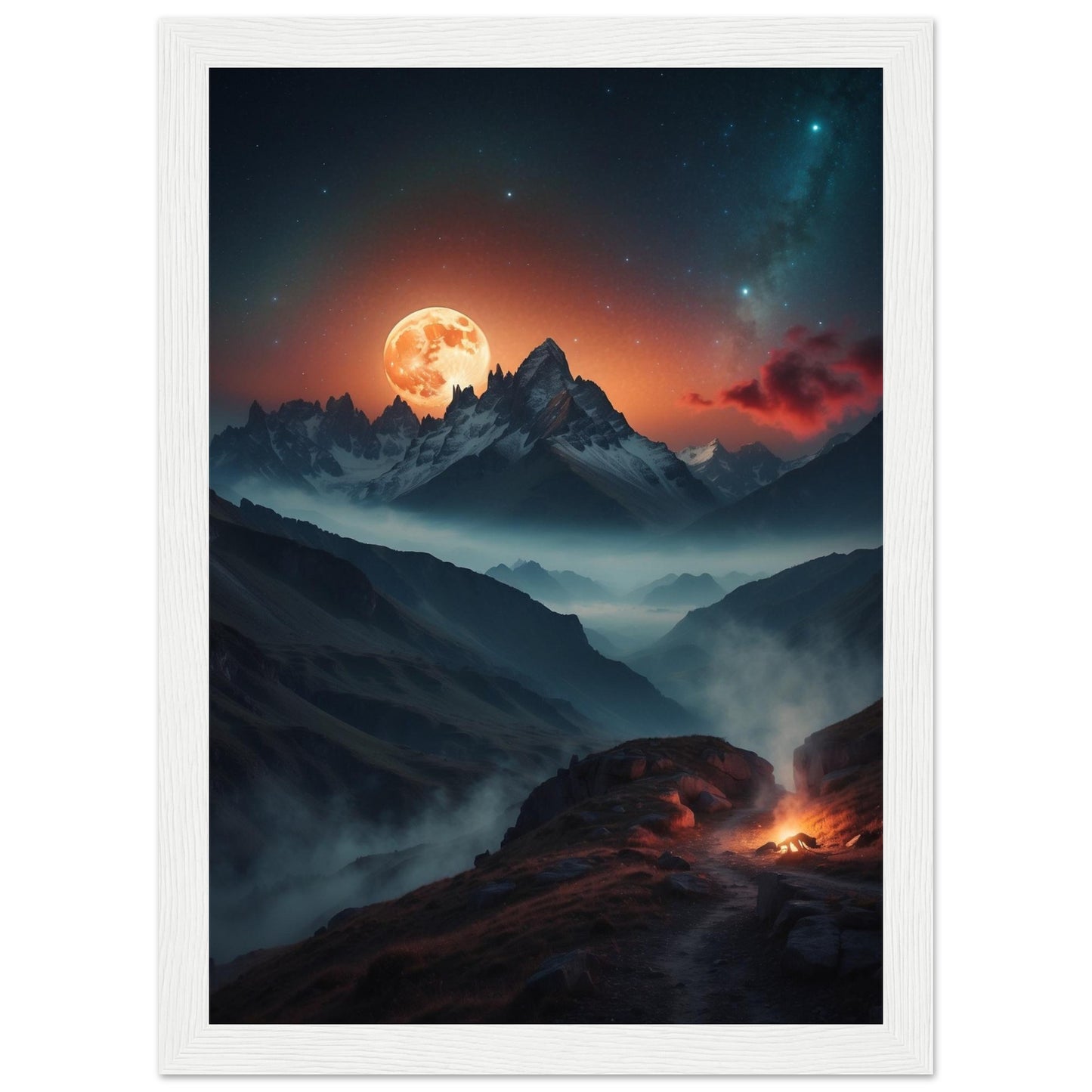 Premium Matte Paper Wooden Framed Poster