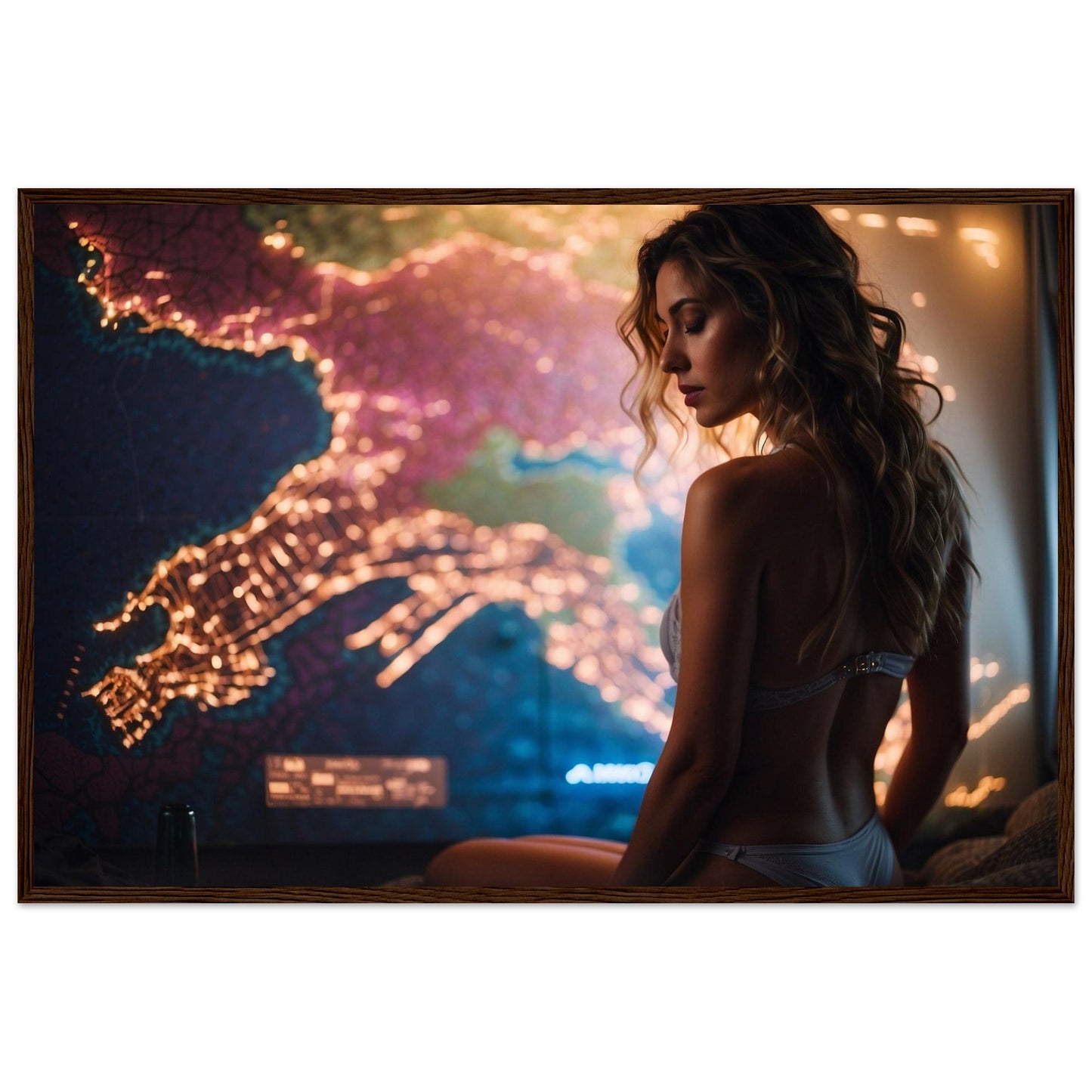 Premium Matte Paper Wooden Framed Poster