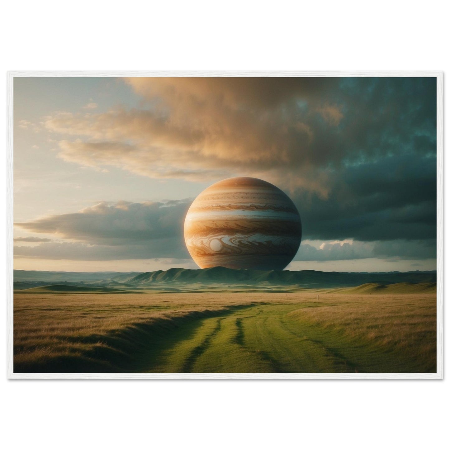Premium Matte Paper Wooden Framed Poster