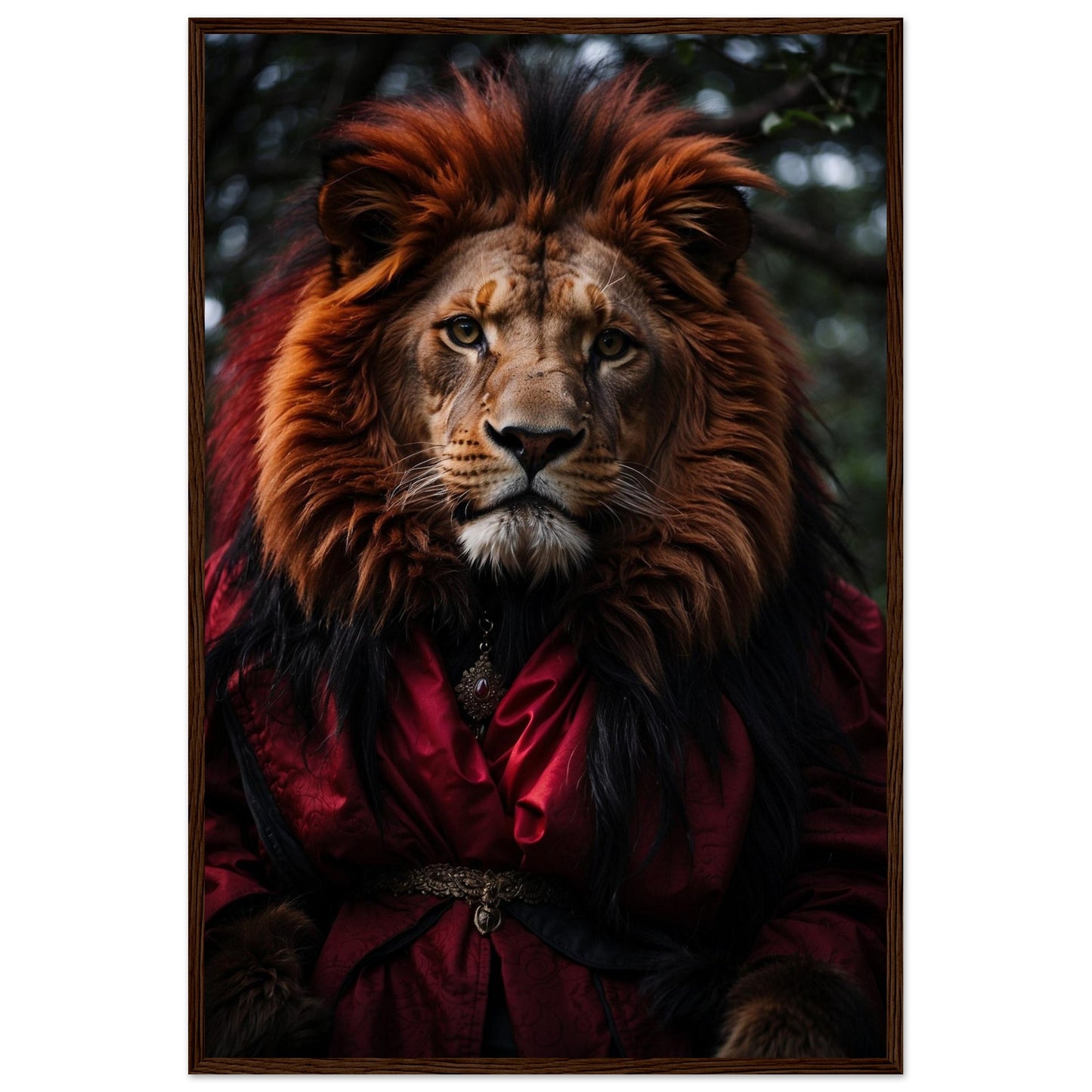 Premium Matte Paper Wooden Framed Poster