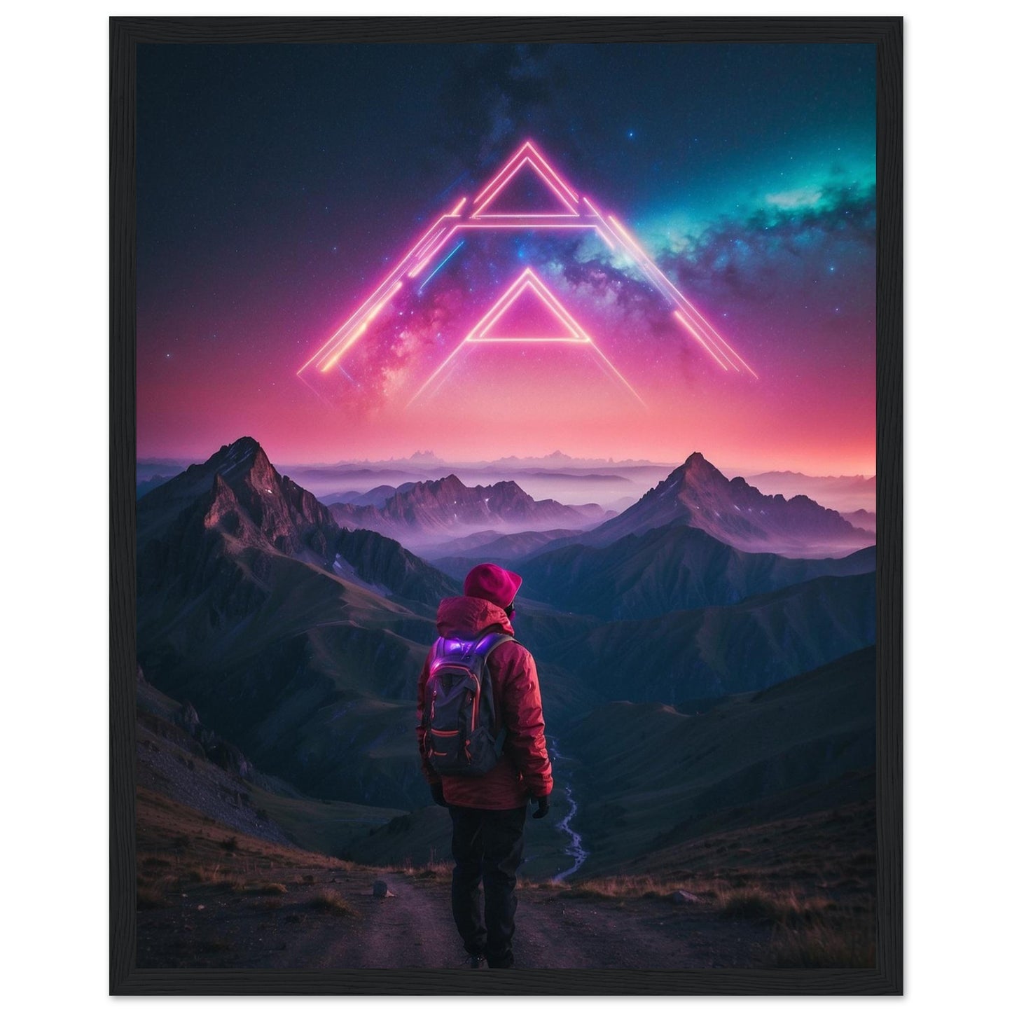 Premium Matte Paper Wooden Framed Poster