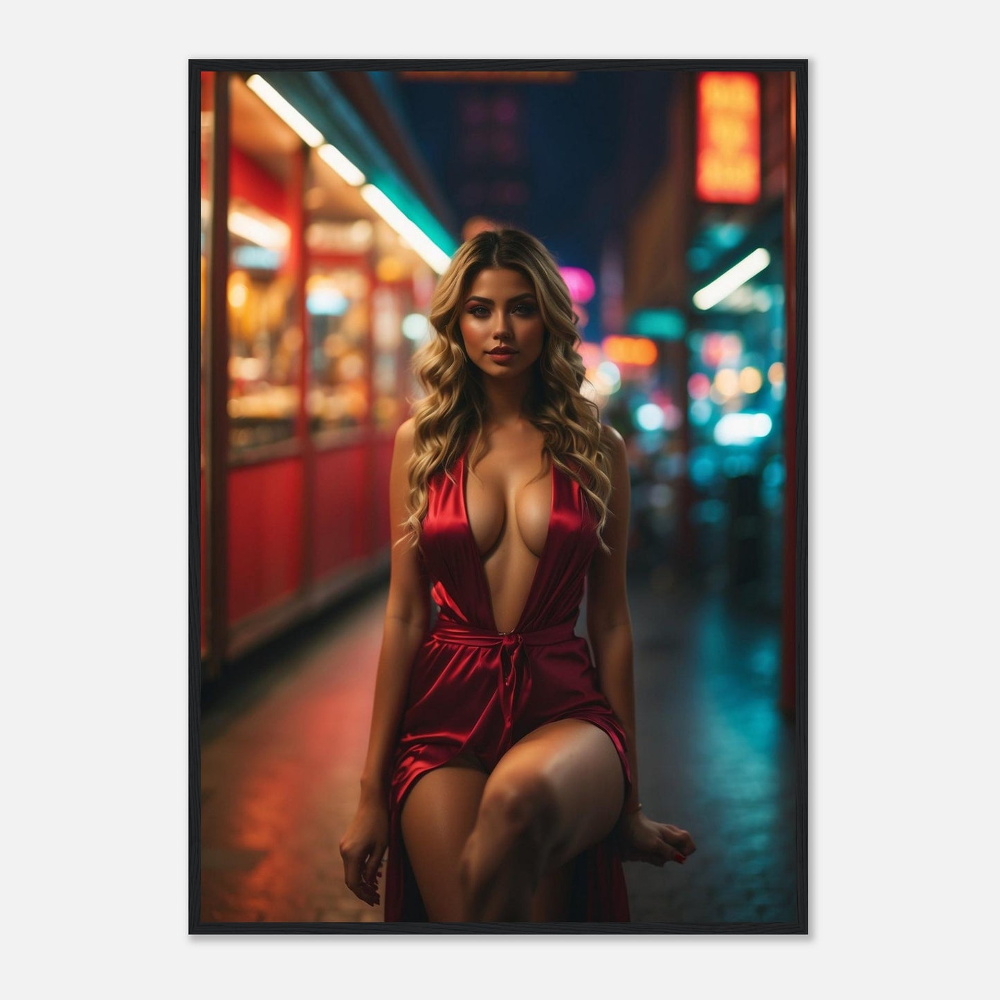Premium Matte Paper Wooden Framed Poster