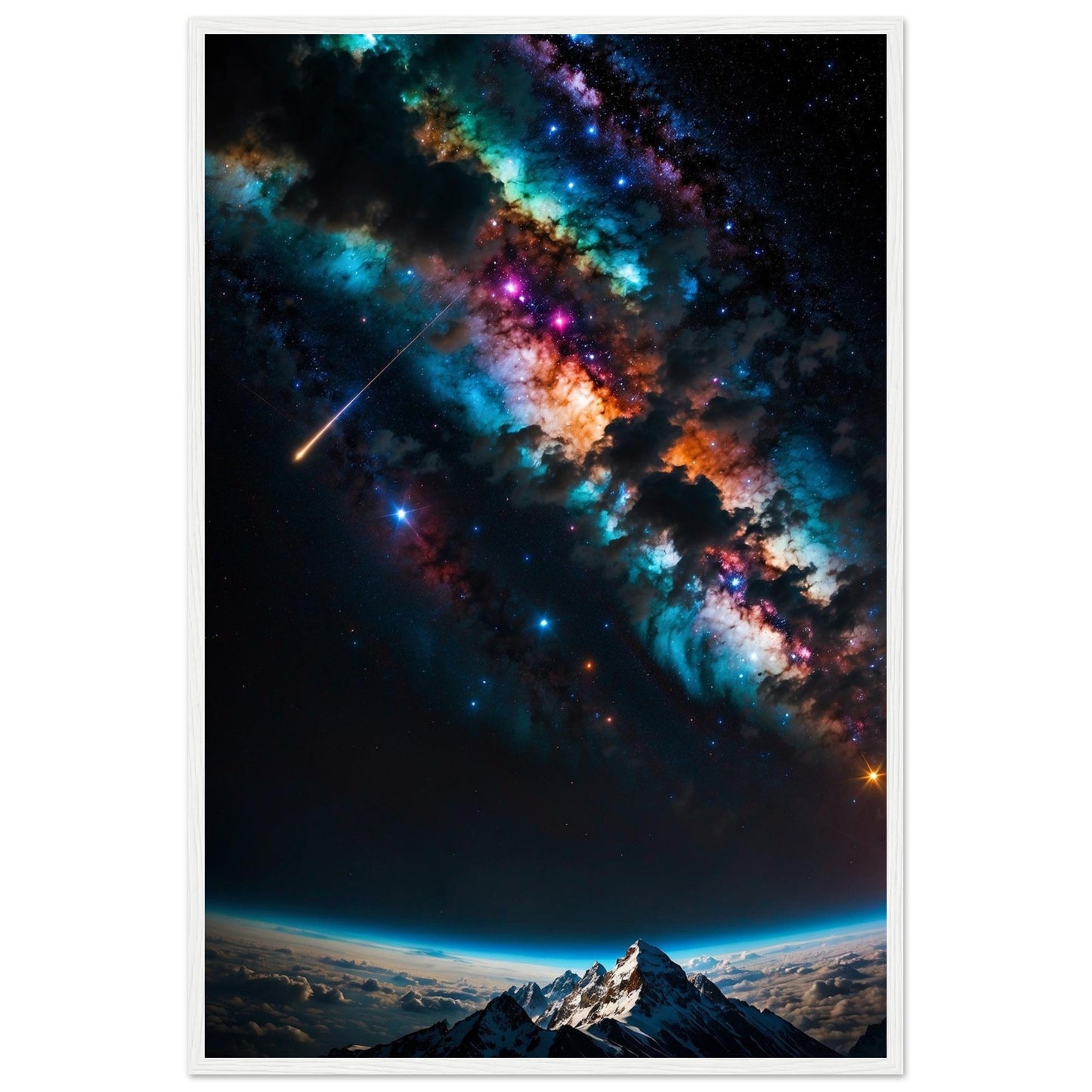 Premium Matte Paper Wooden Framed Poster