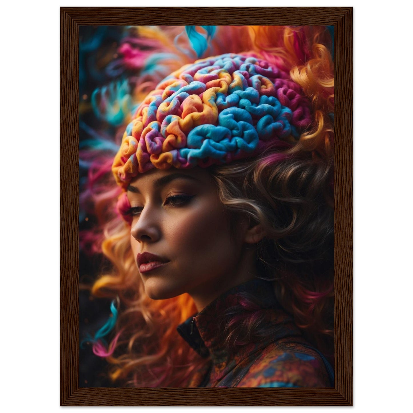 Premium Matte Paper Wooden Framed Poster