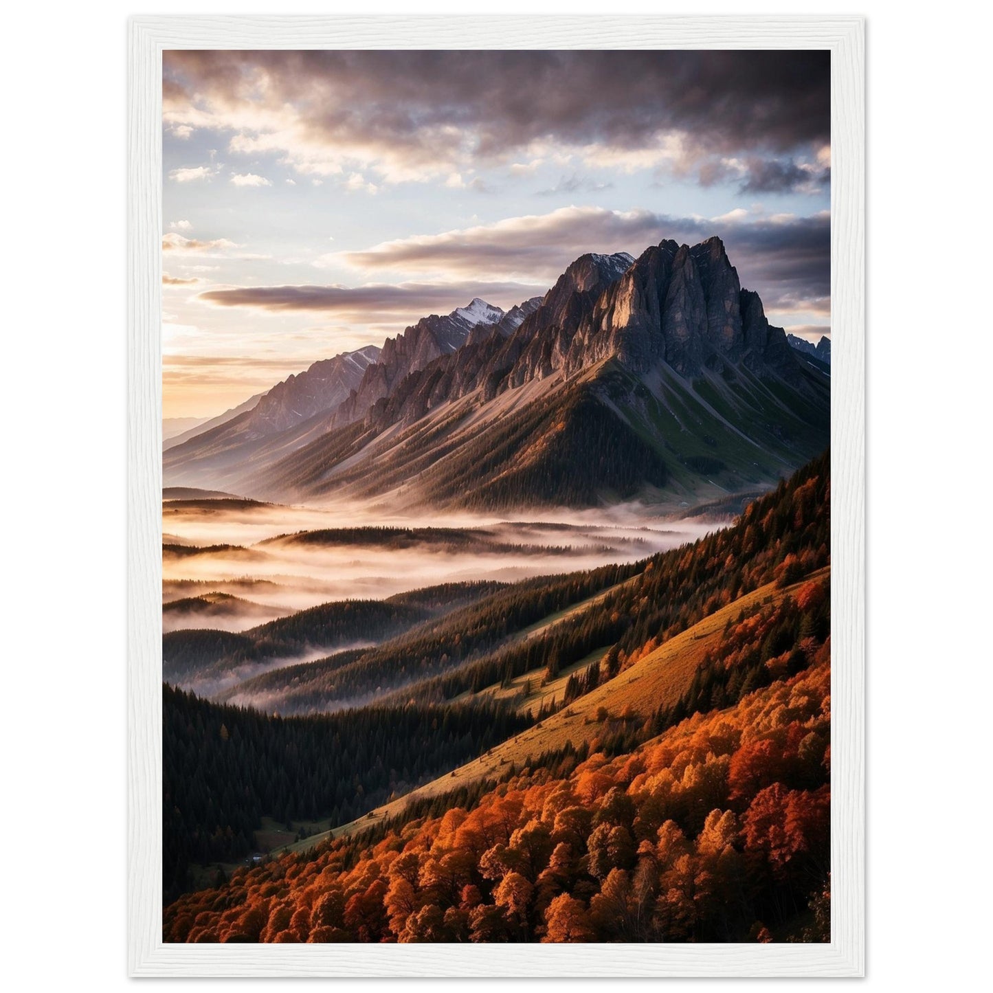 Premium Matte Paper Wooden Framed Poster