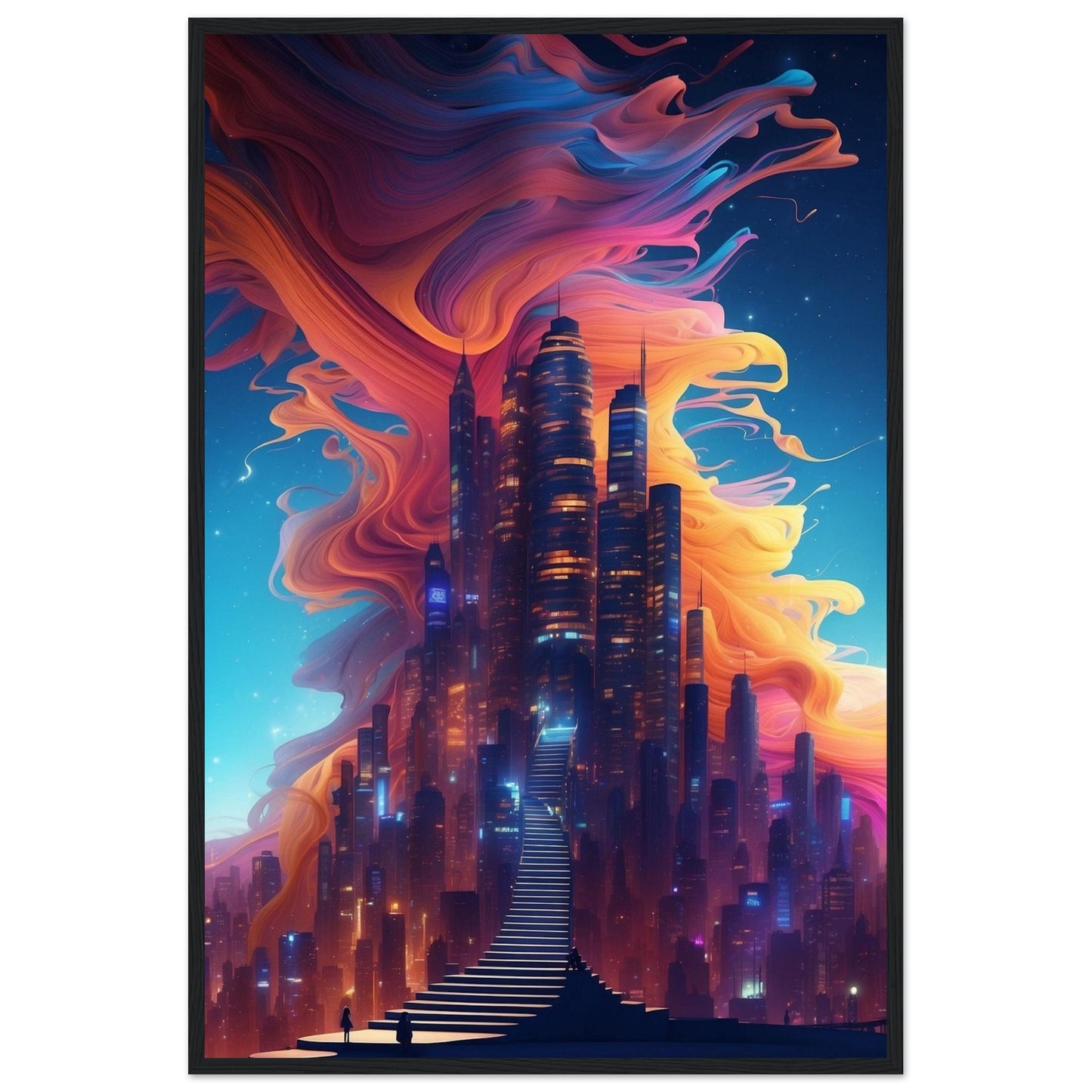 Premium Matte Paper Wooden Framed Poster