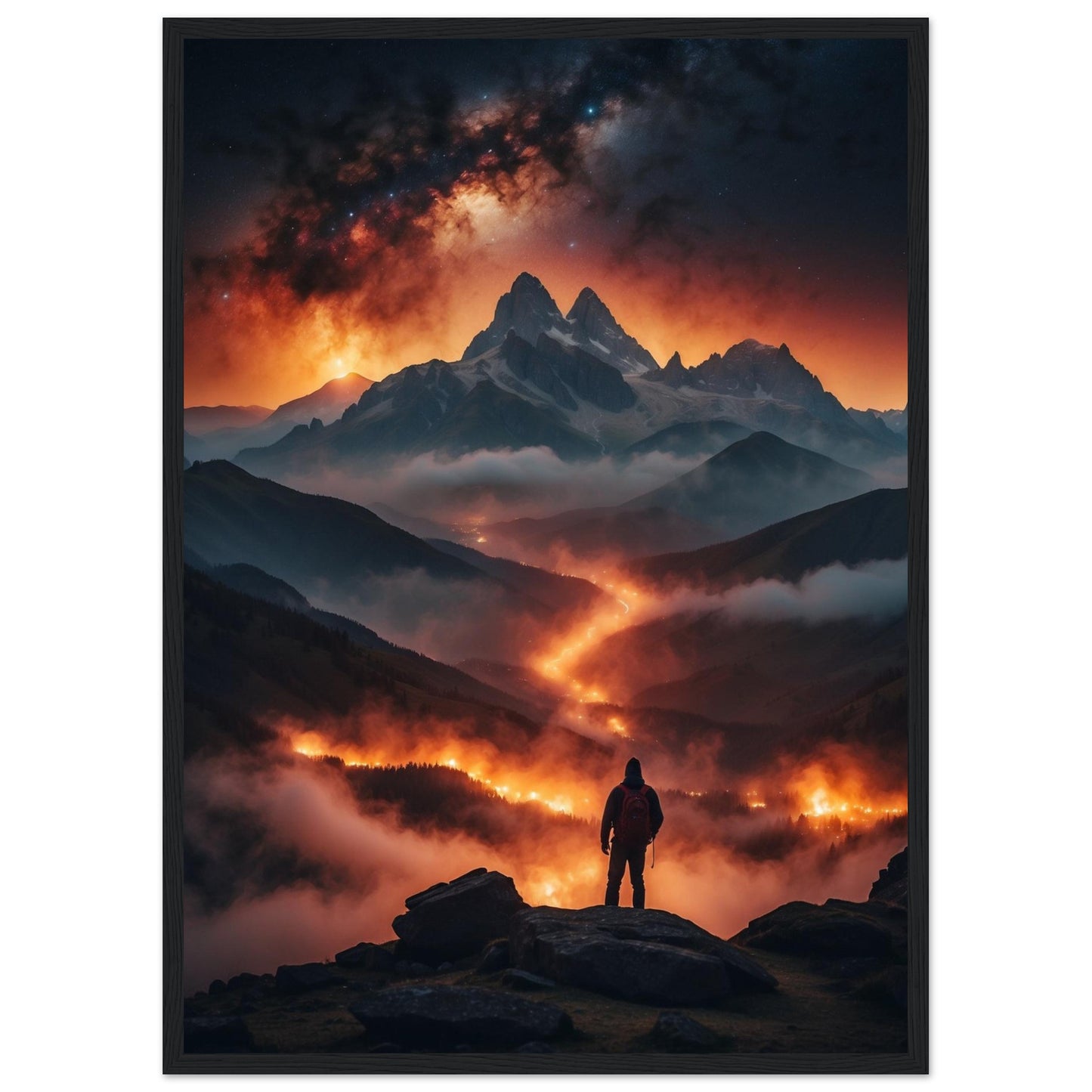Premium Matte Paper Wooden Framed Poster
