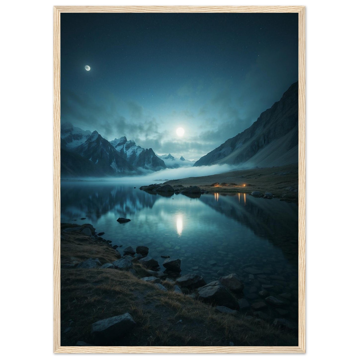 Premium Matte Paper Wooden Framed Poster