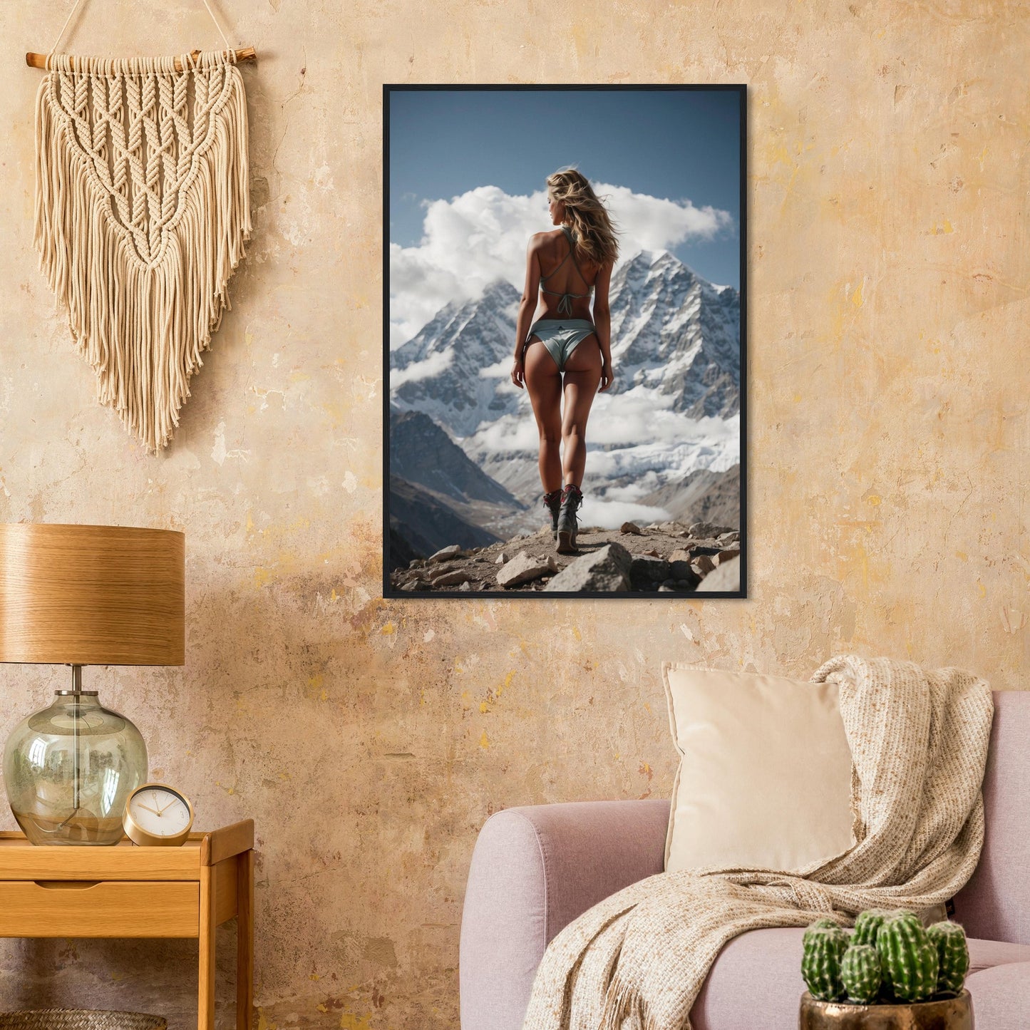 Premium Matte Paper Wooden Framed Poster