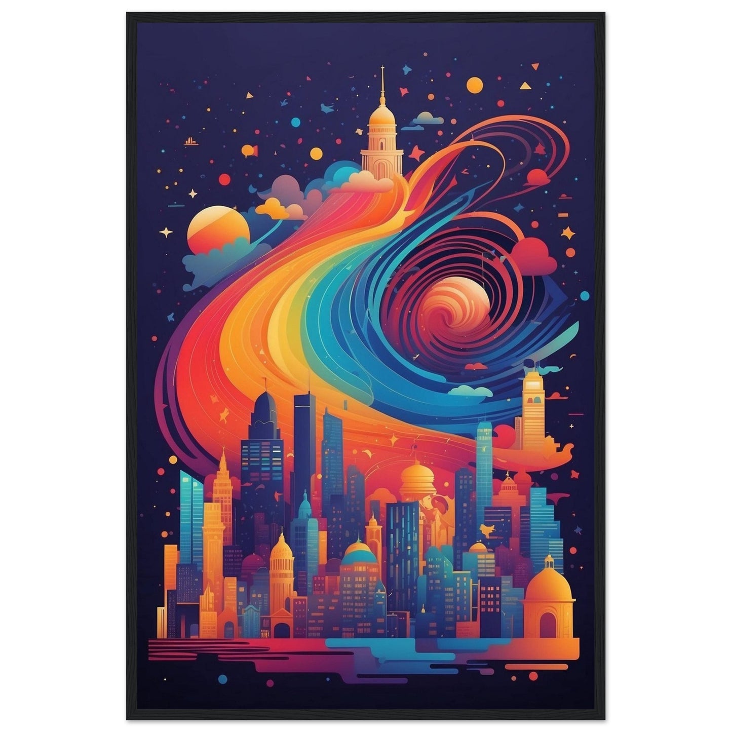 Premium Matte Paper Wooden Framed Poster
