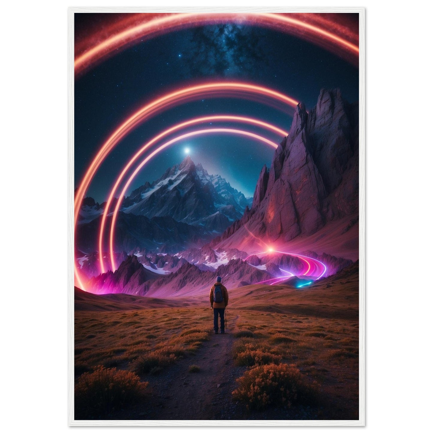 Premium Matte Paper Wooden Framed Poster
