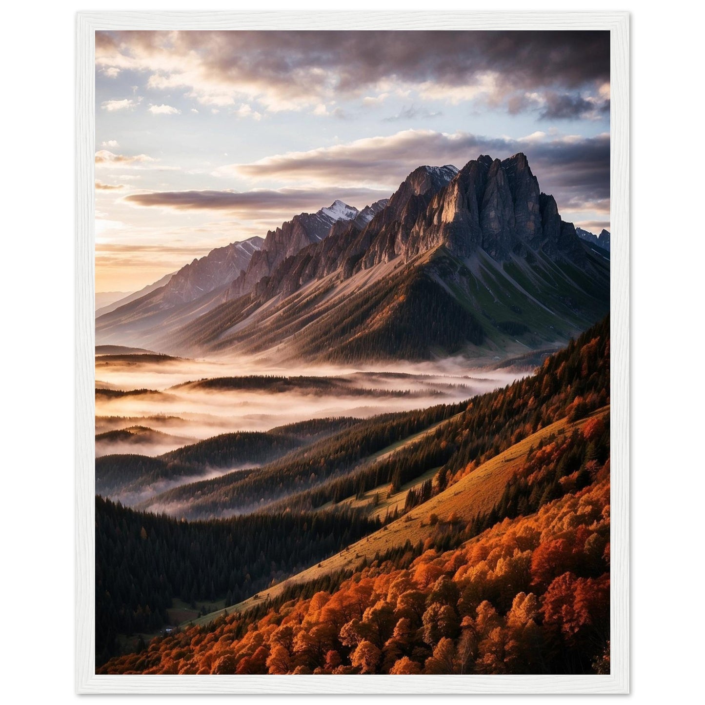 Premium Matte Paper Wooden Framed Poster