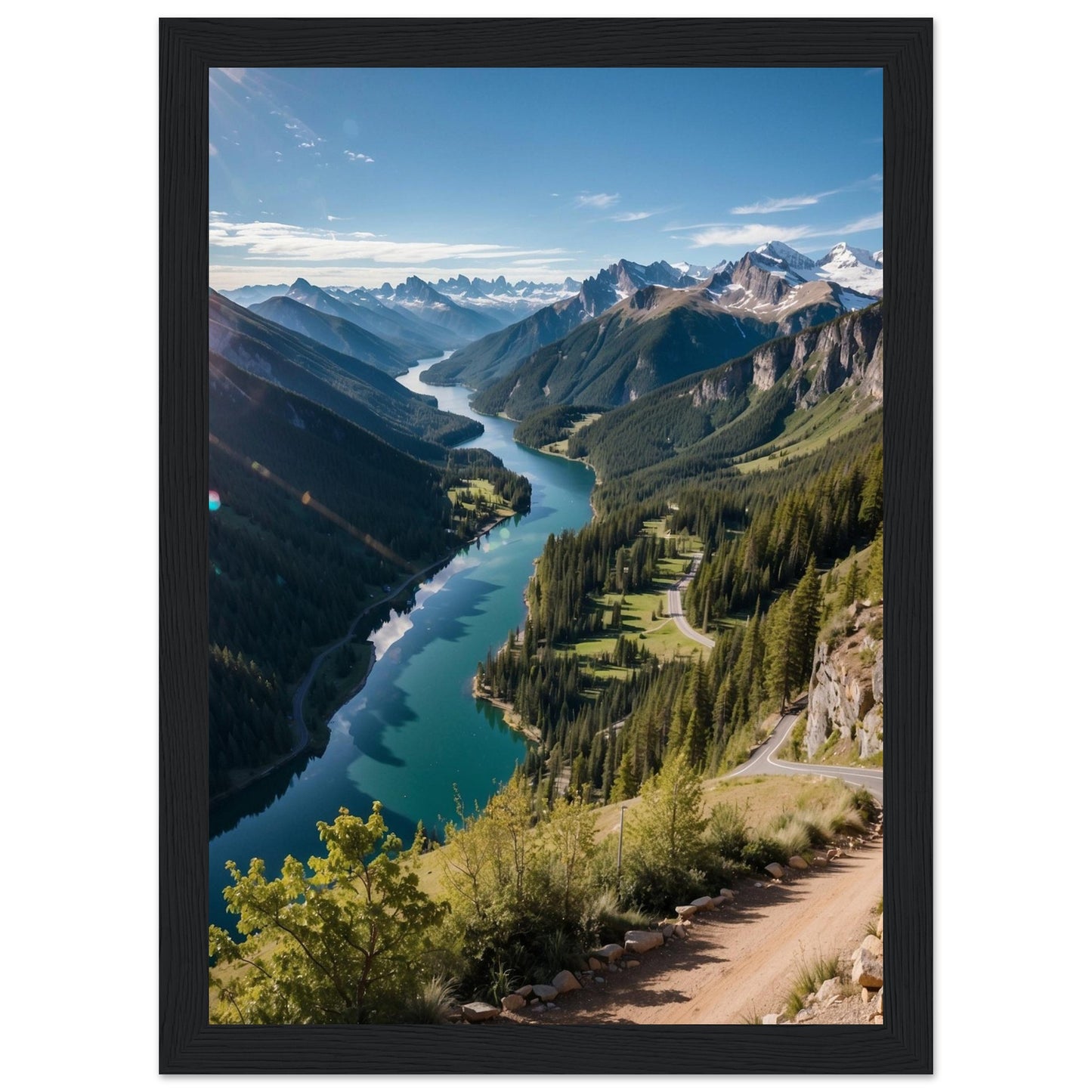 Premium Matte Paper Wooden Framed Poster