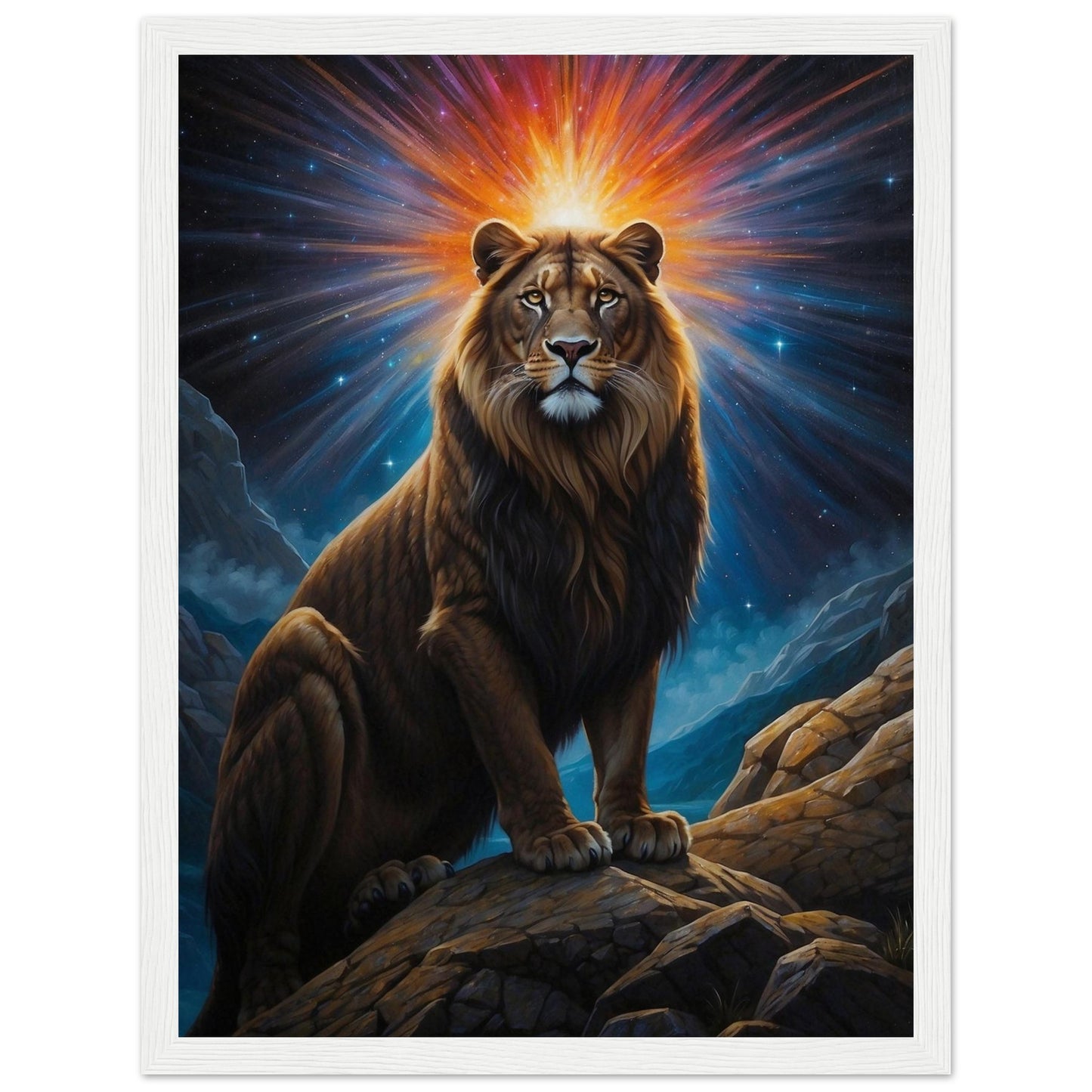 Premium Matte Paper Wooden Framed Poster