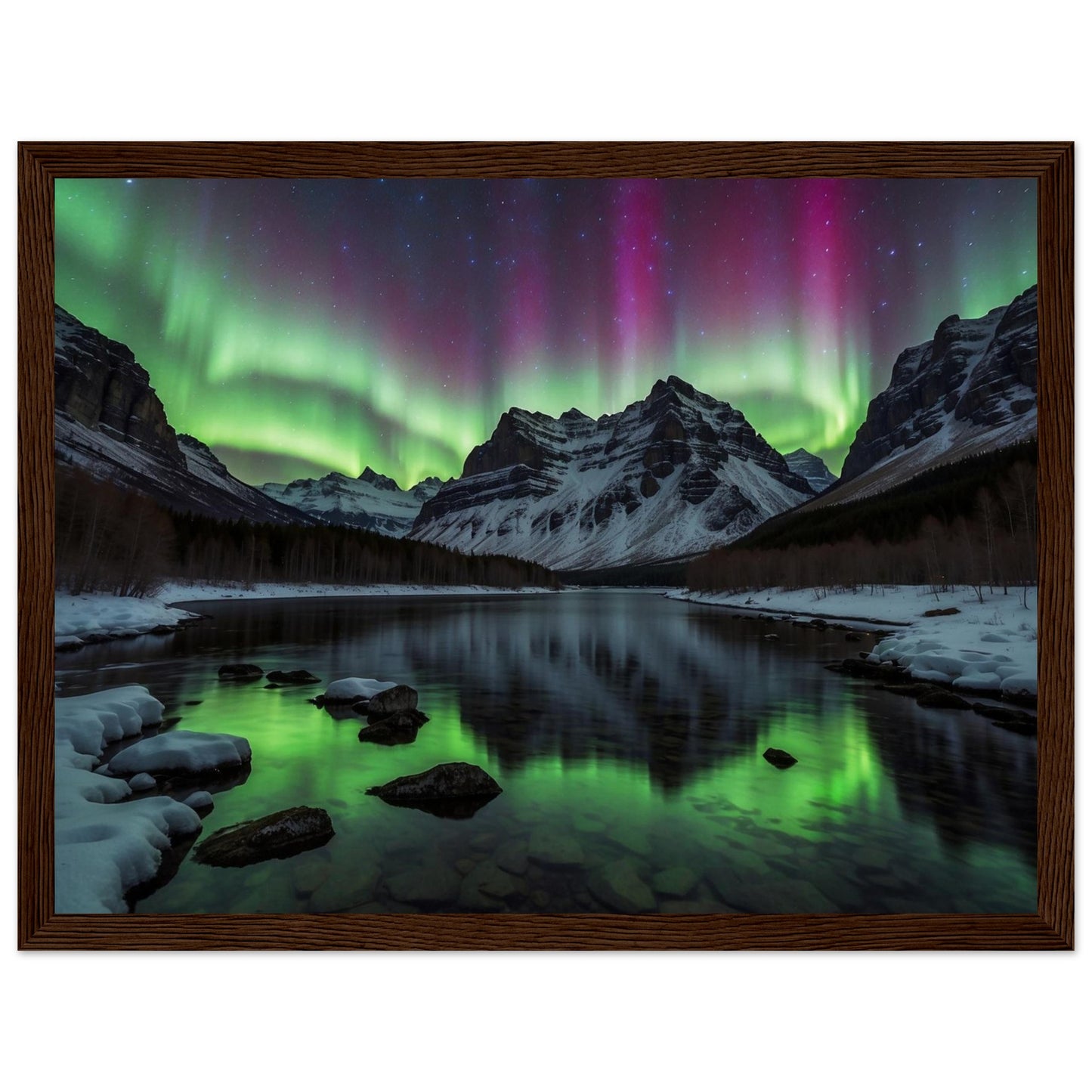 Premium Matte Paper Wooden Framed Poster