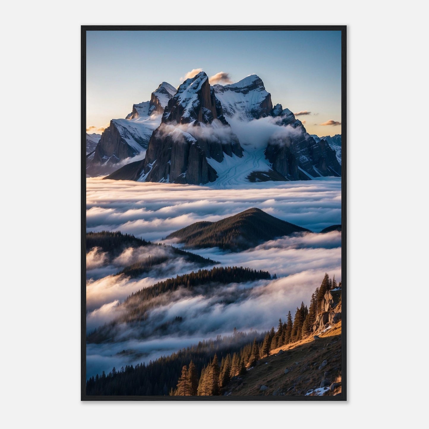 Premium Matte Paper Wooden Framed Poster