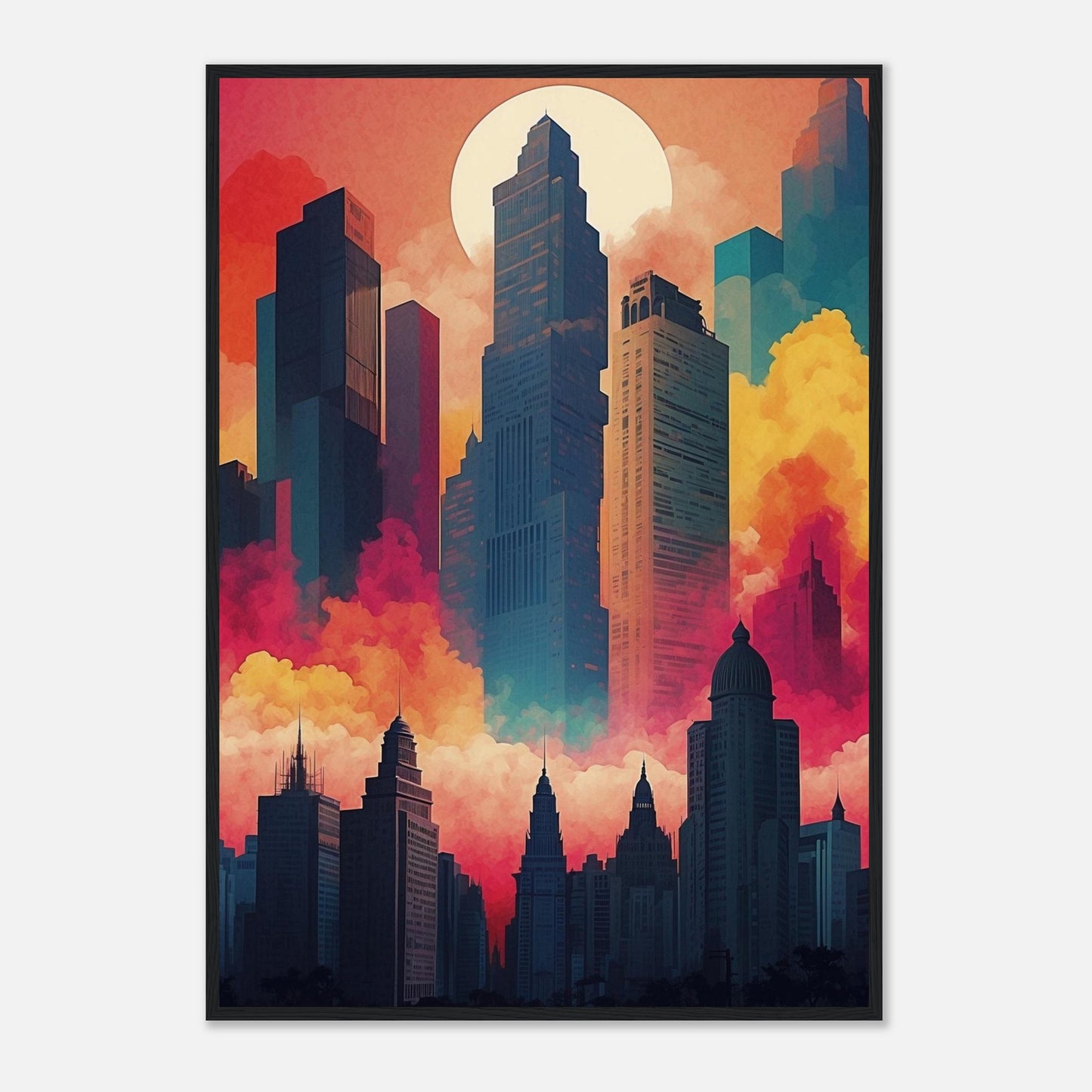 Premium Matte Paper Wooden Framed Poster