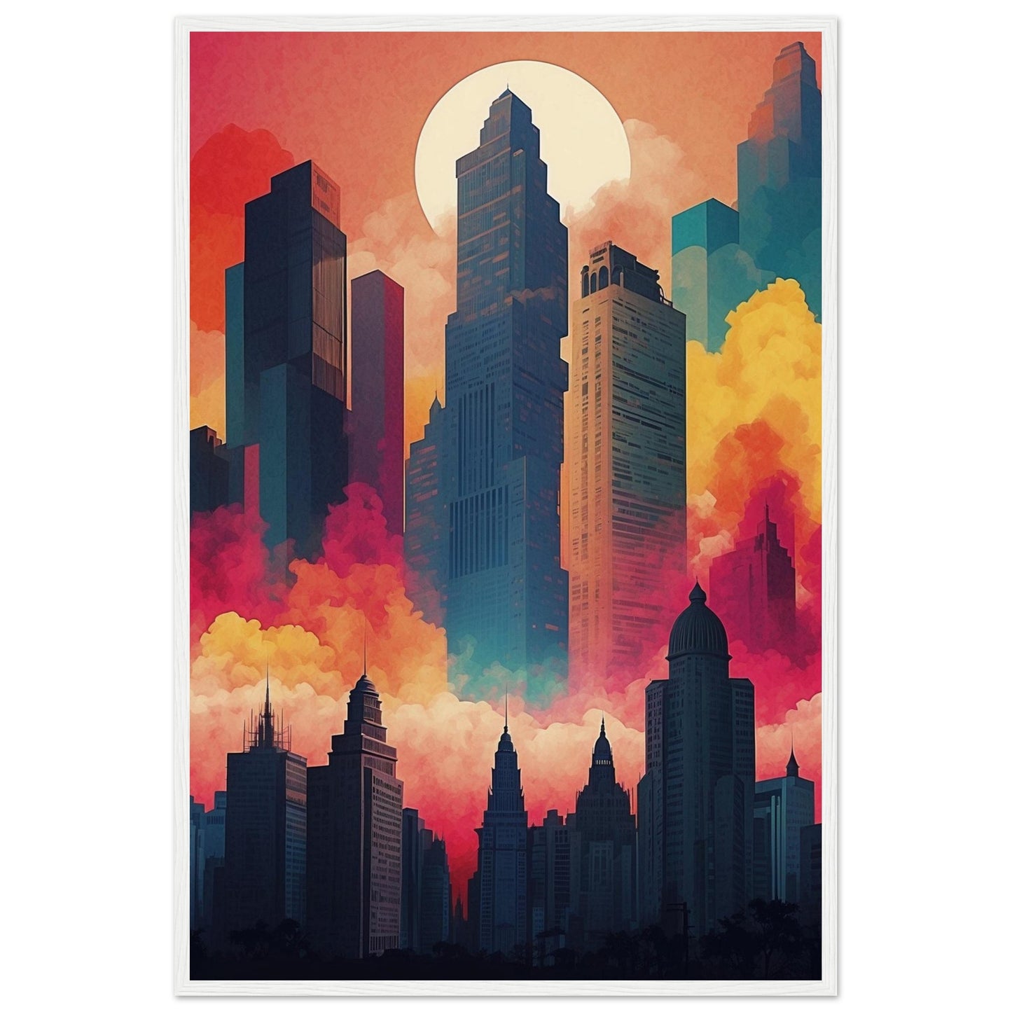 Premium Matte Paper Wooden Framed Poster