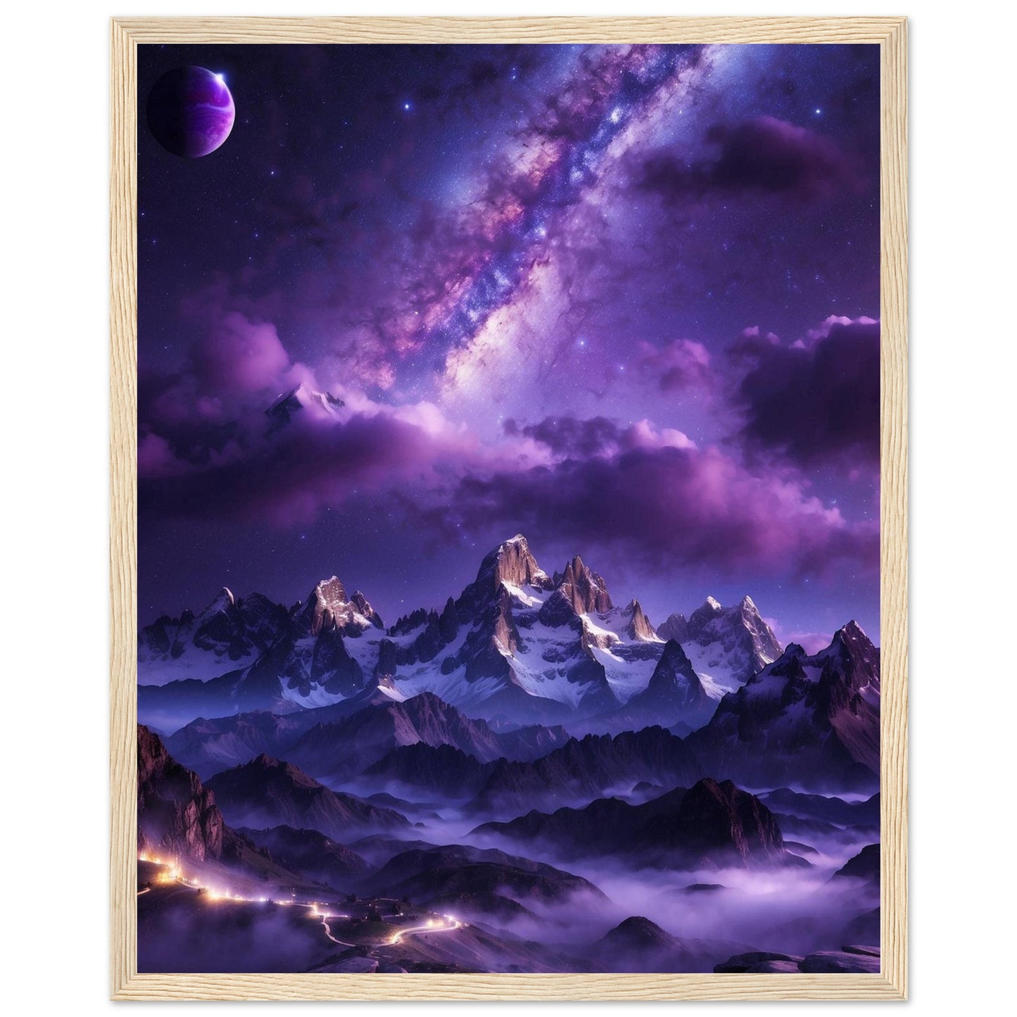 Premium Matte Paper Wooden Framed Poster