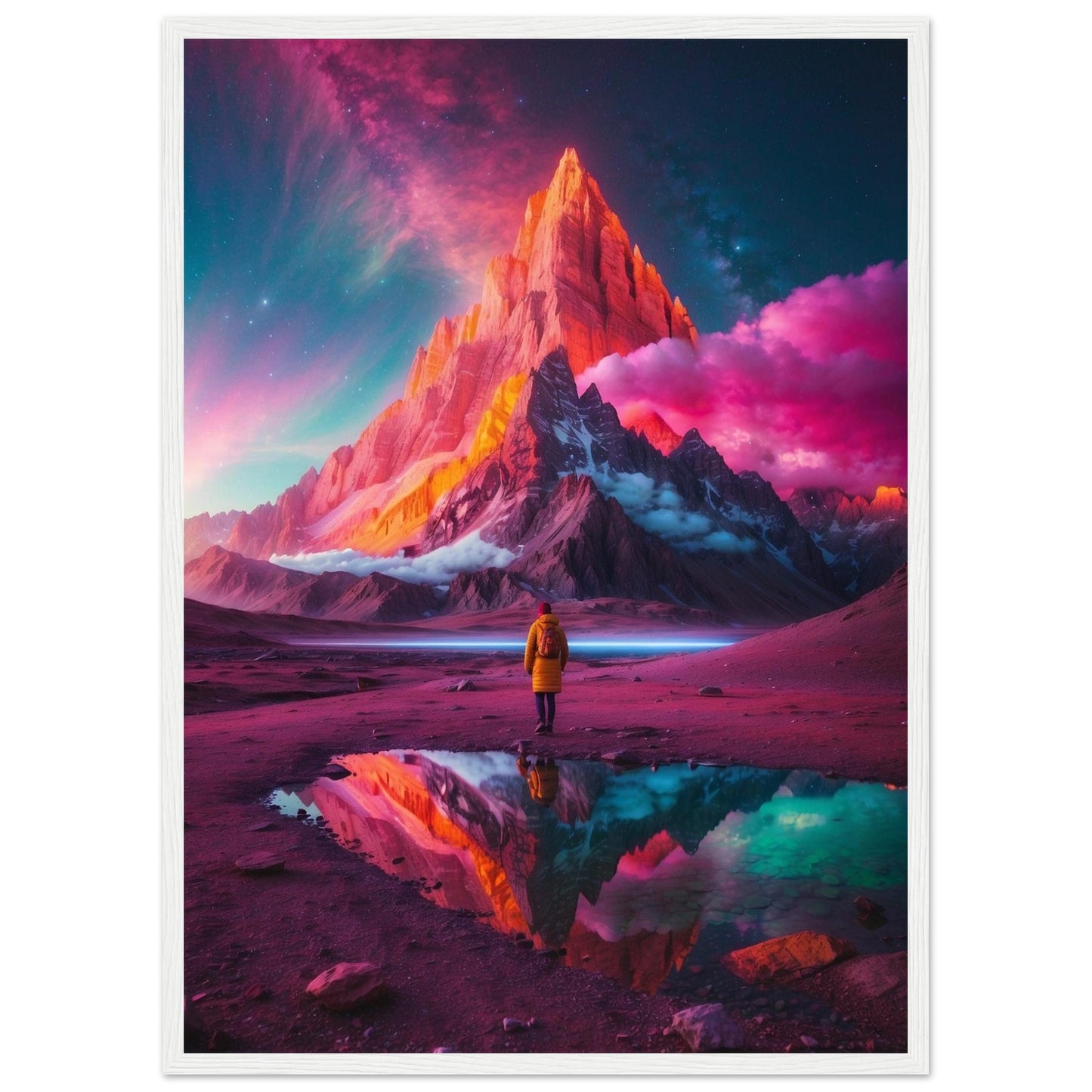 Premium Matte Paper Wooden Framed Poster