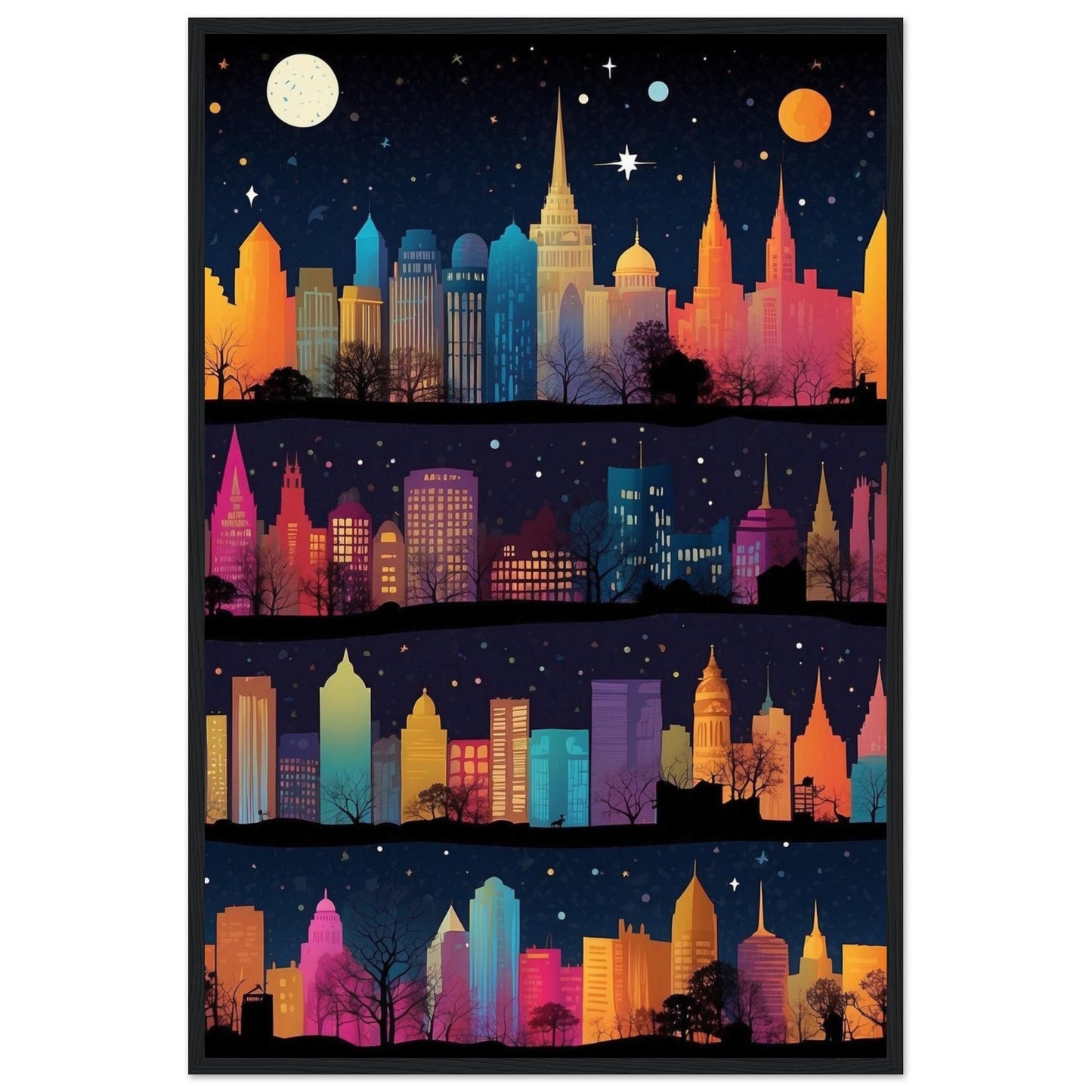 Premium Matte Paper Wooden Framed Poster