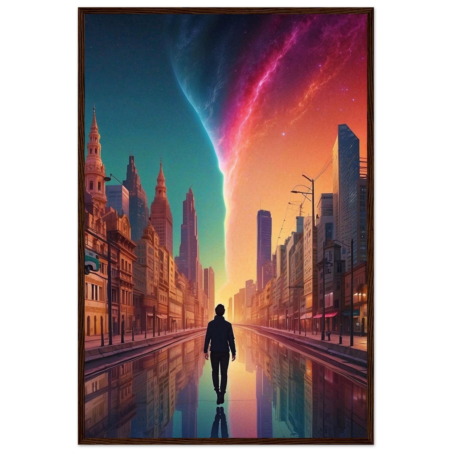 Premium Matte Paper Wooden Framed Poster