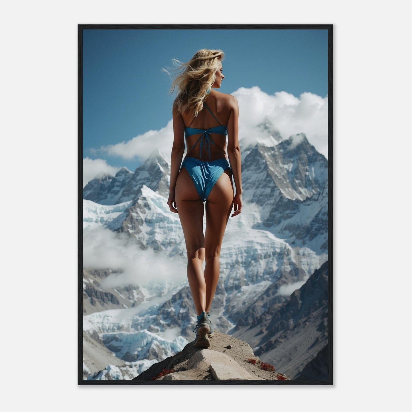 Premium Matte Paper Wooden Framed Poster