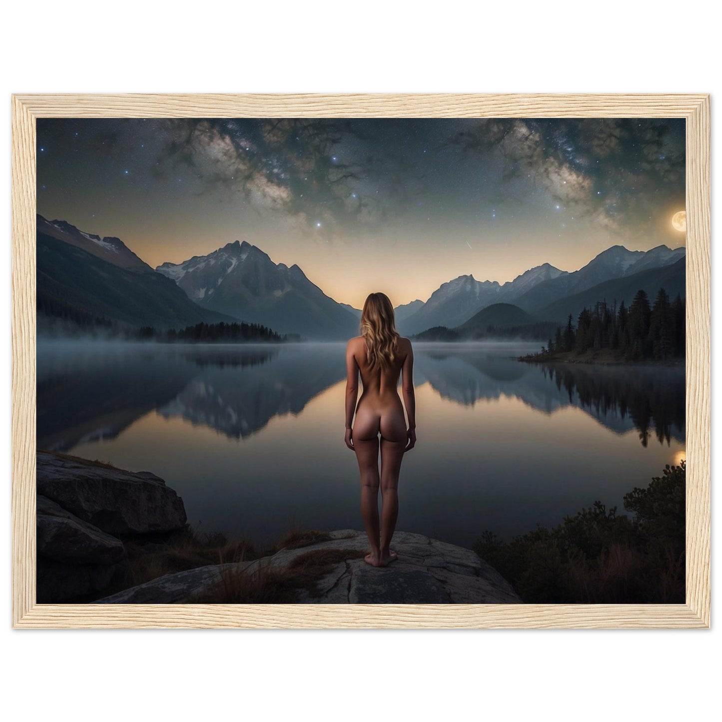 Premium Matte Paper Wooden Framed Poster