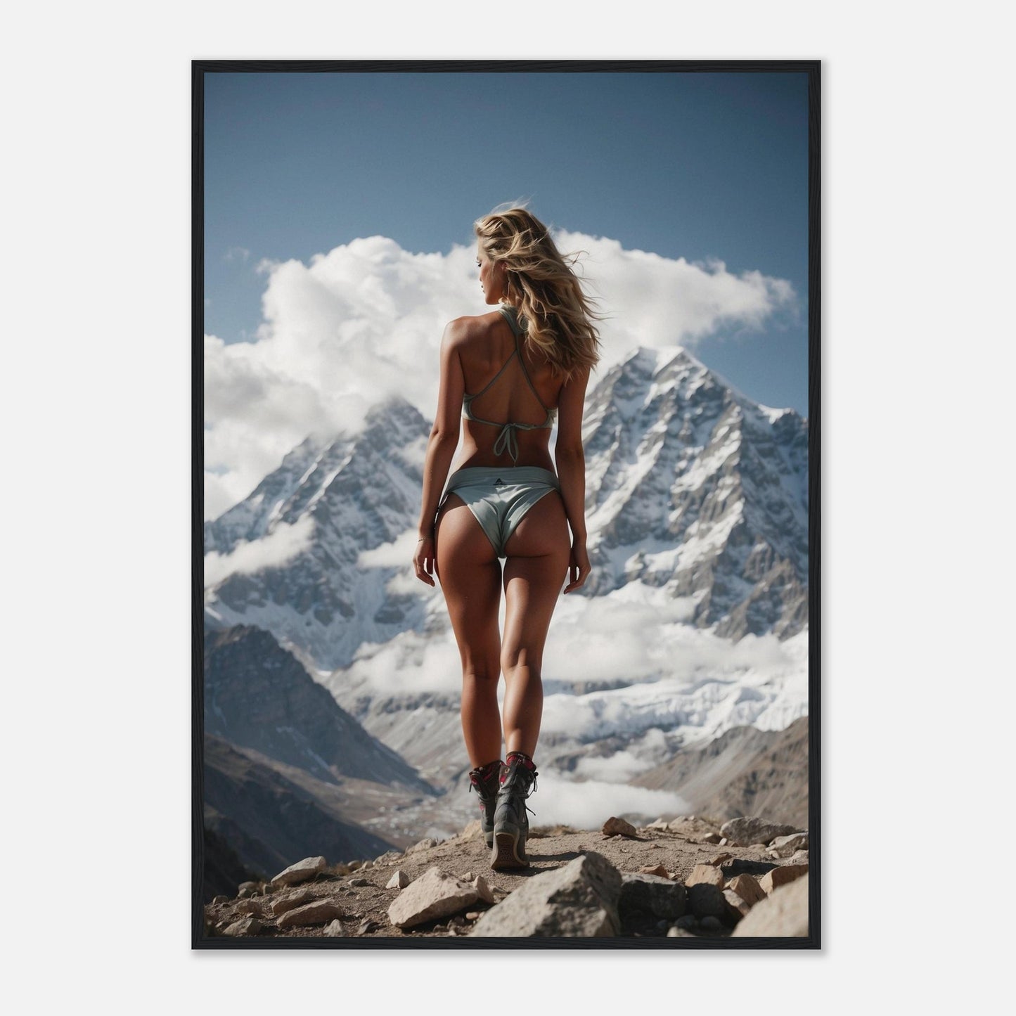 Premium Matte Paper Wooden Framed Poster