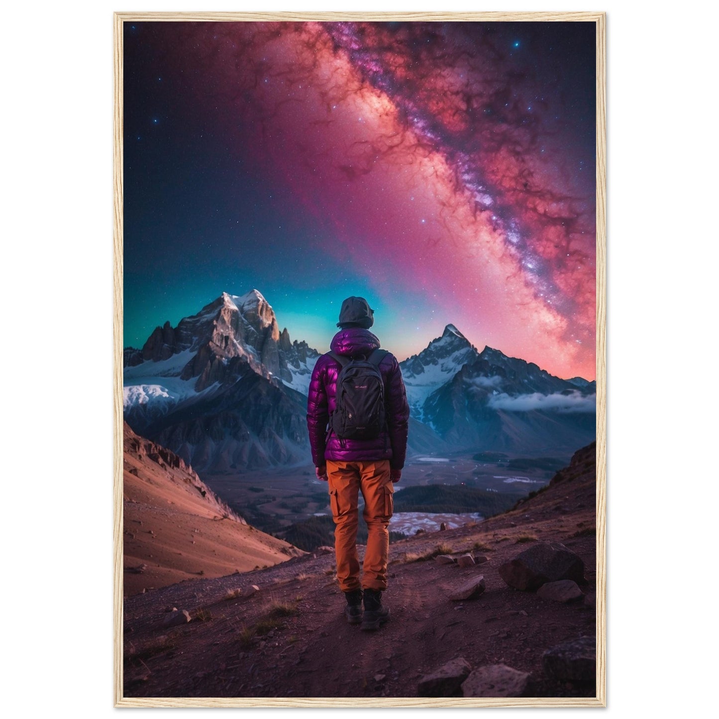 Premium Matte Paper Wooden Framed Poster