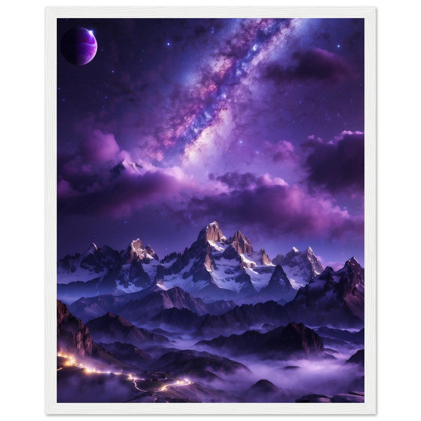 Premium Matte Paper Wooden Framed Poster