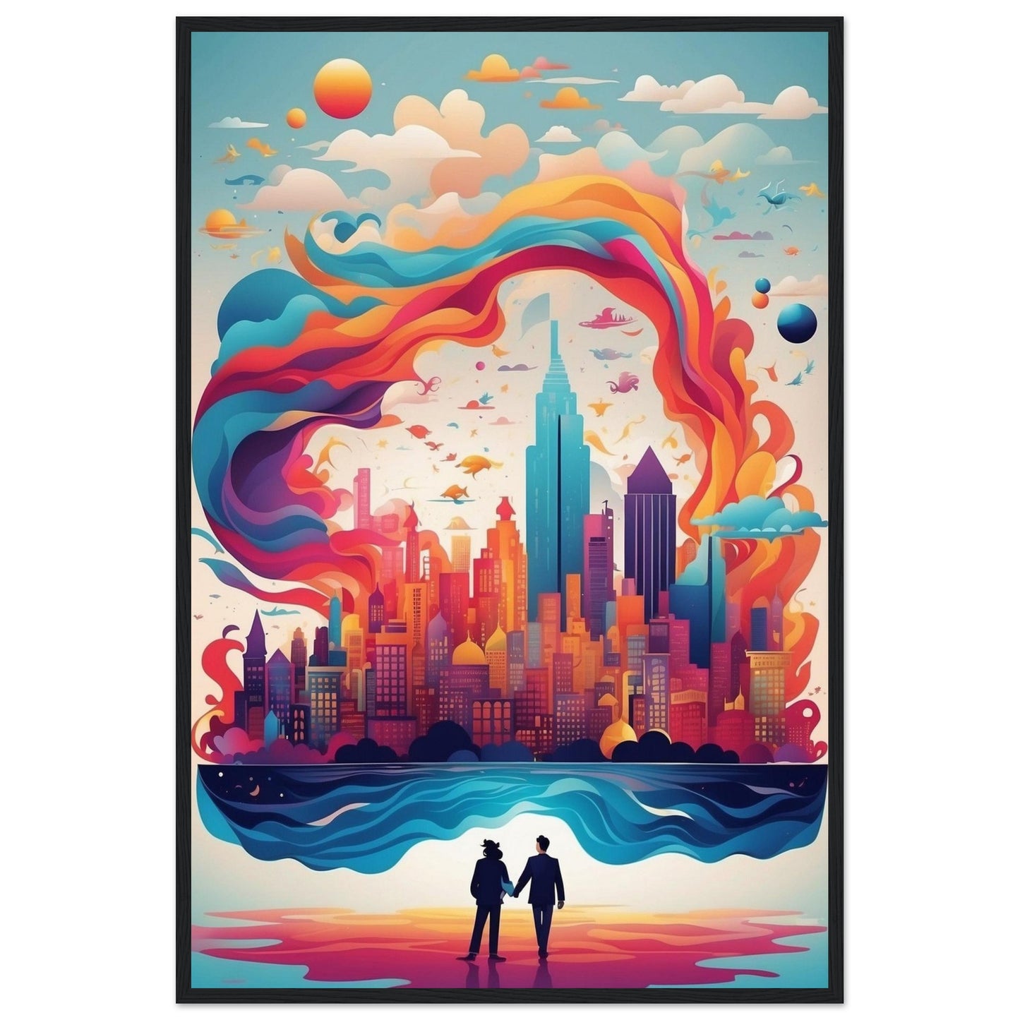 Premium Matte Paper Wooden Framed Poster