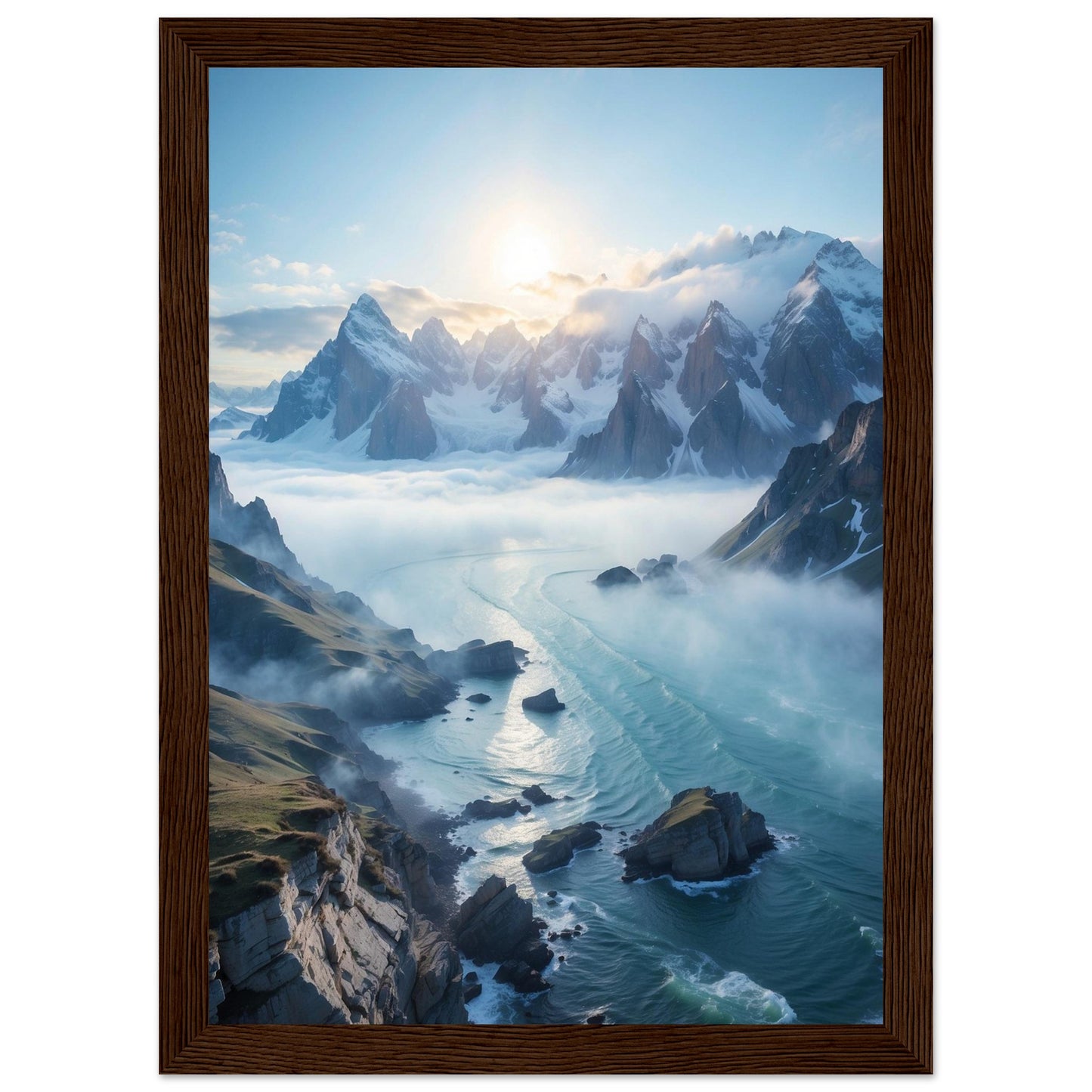 Premium Matte Paper Wooden Framed Poster