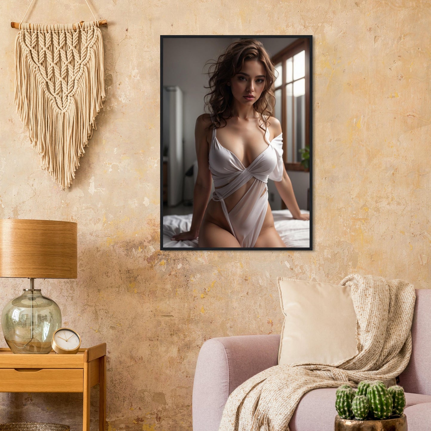 Premium Matte Paper Wooden Framed Poster