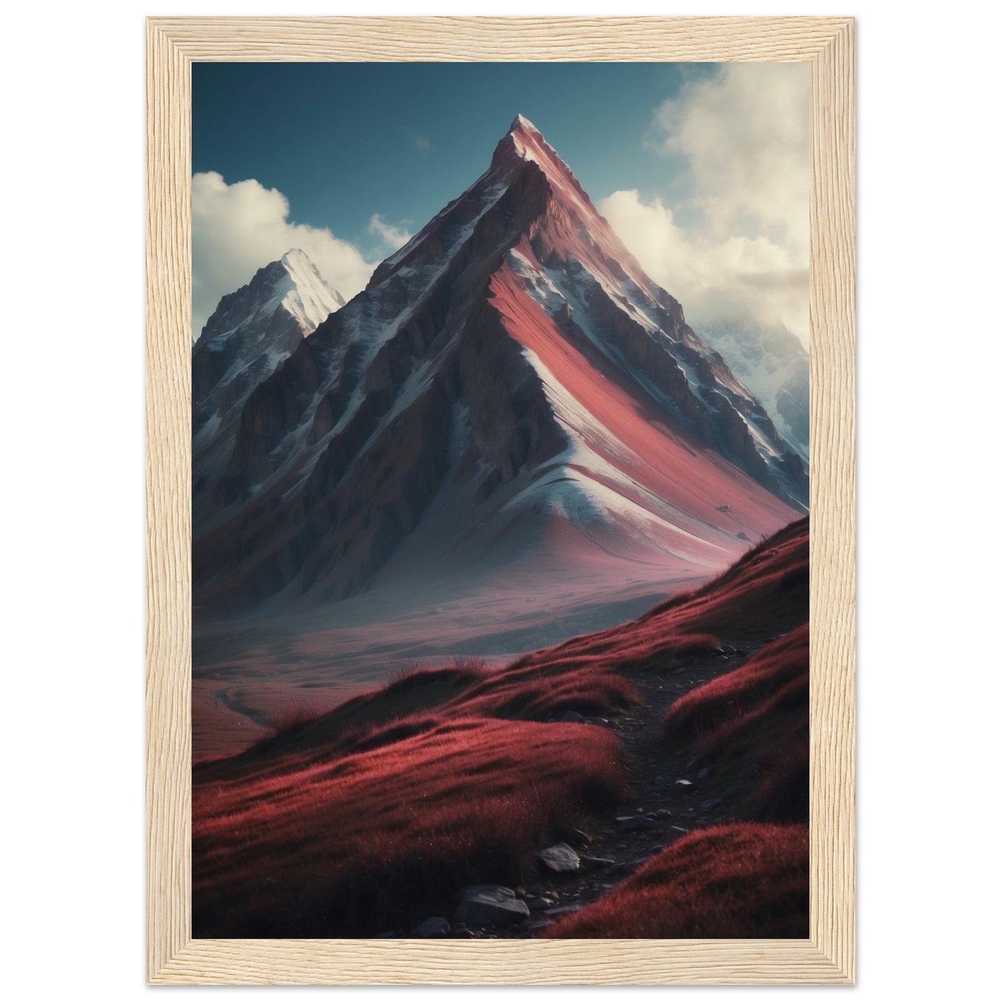 Premium Matte Paper Wooden Framed Poster