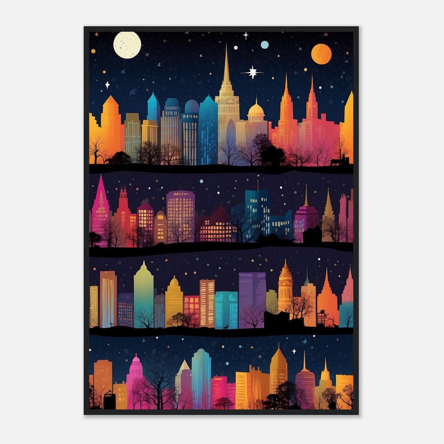 Premium Matte Paper Wooden Framed Poster