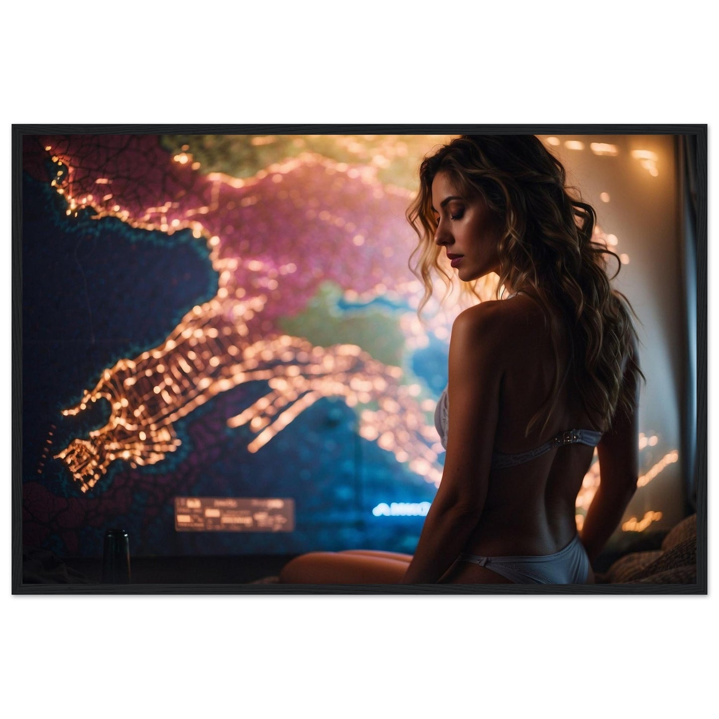 Premium Matte Paper Wooden Framed Poster