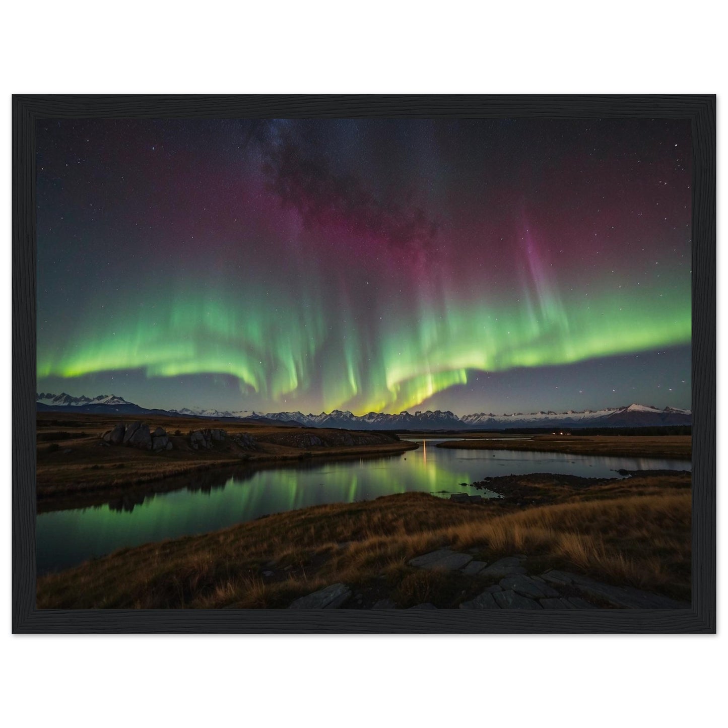Premium Matte Paper Wooden Framed Poster